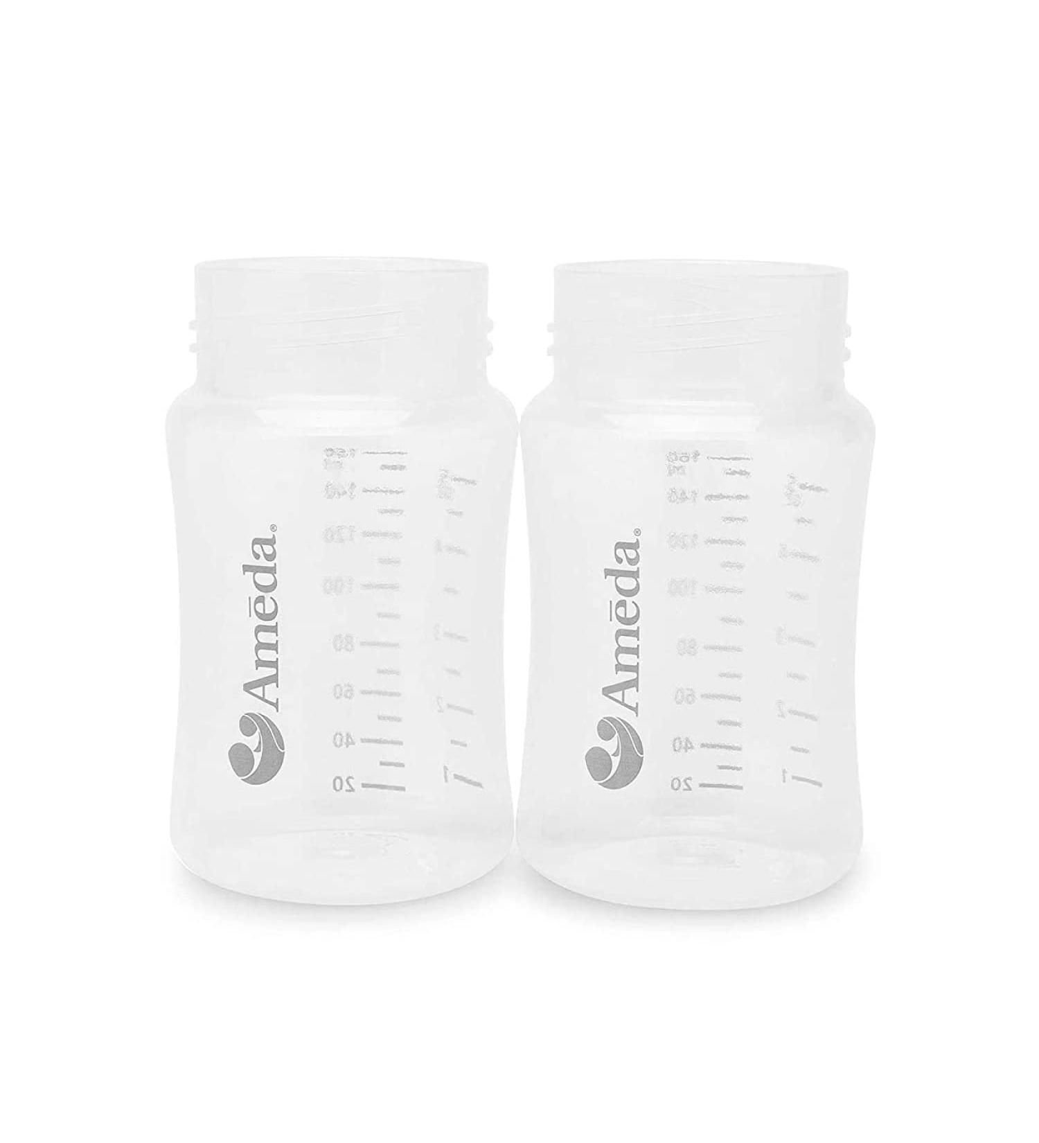 Ameda MYA Breast Pump Parts Replacement Bottles - 2 Count, Bottles ONLY - Buy Online on SooperMarket.com