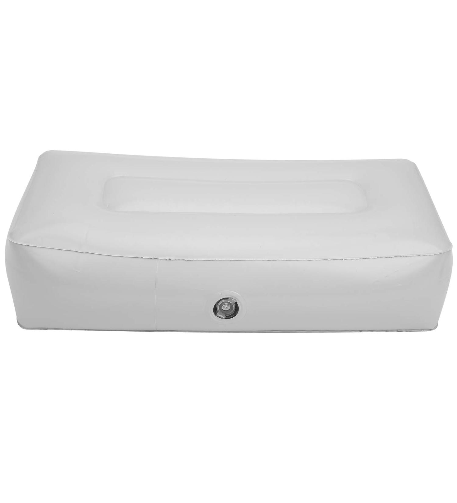 Inflatable Kayak Seat Cushion | Fishing Air Pad with Sticker | Thick PVC Outdoor Seat - Buy Online on SooperMarket.com