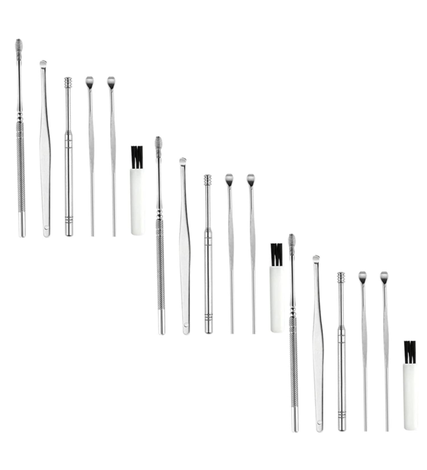 FOMIYES 3 Sets 6-Piece Ear Cleaning Set - Ear Wax Remover Kit with LED Light - Buy Online on SooperMarket.com