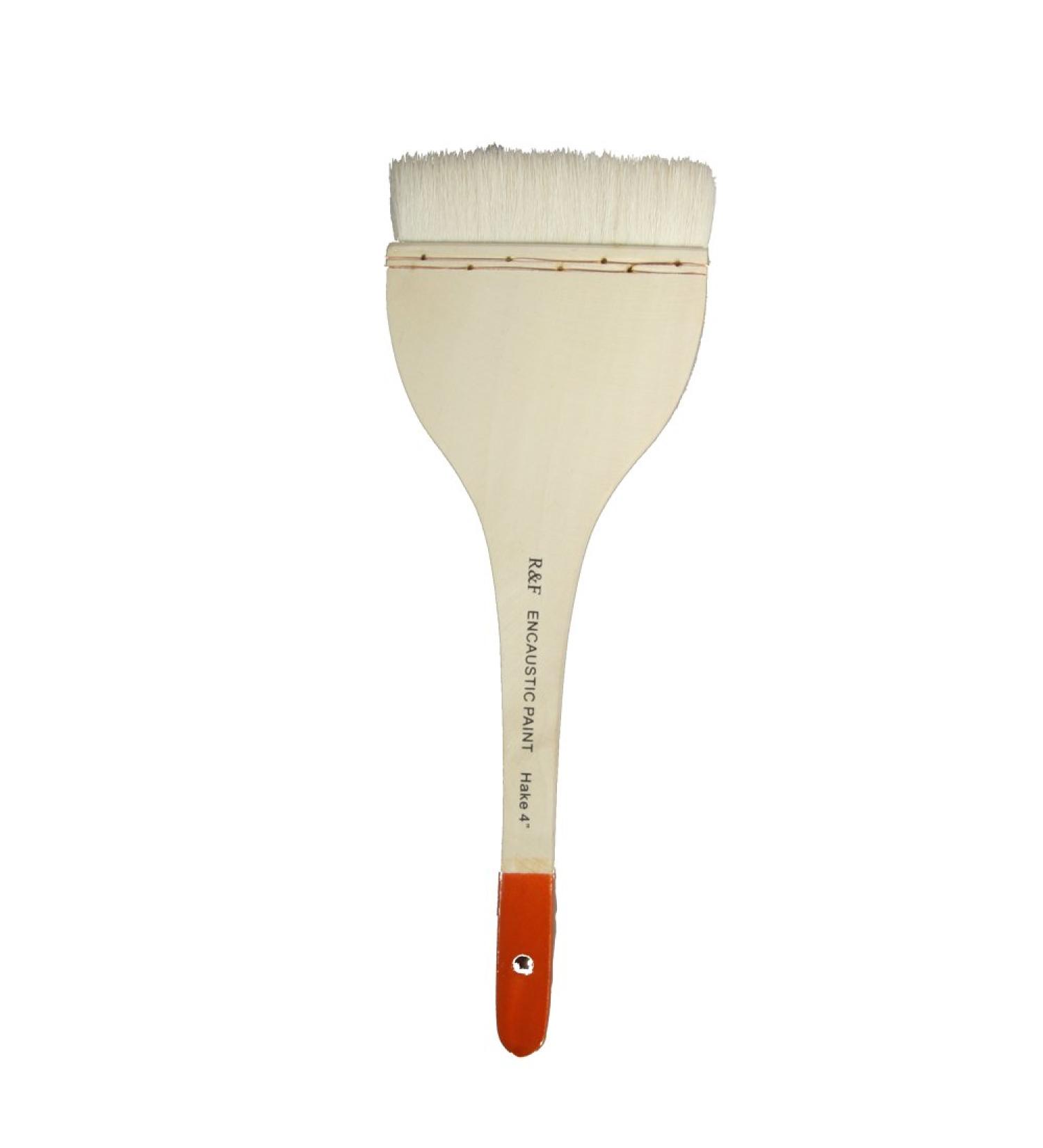 R&F Handmade Paints Hake Encaustic Brush  4-Inch