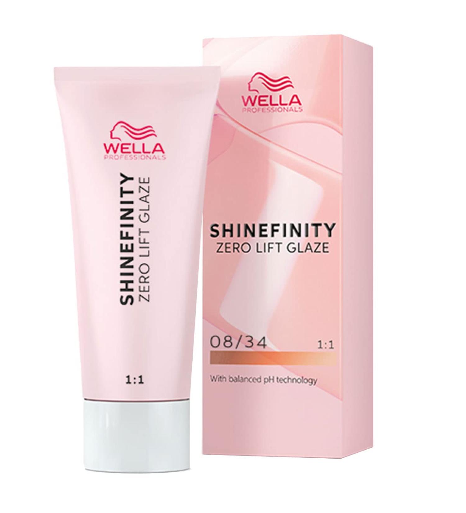 WELLA Shinefinity 08/34 Spicy Ginger 60ml | Long-lasting Hair Color & Shine | International Shipping Available - Buy Online on SooperMarket.com
