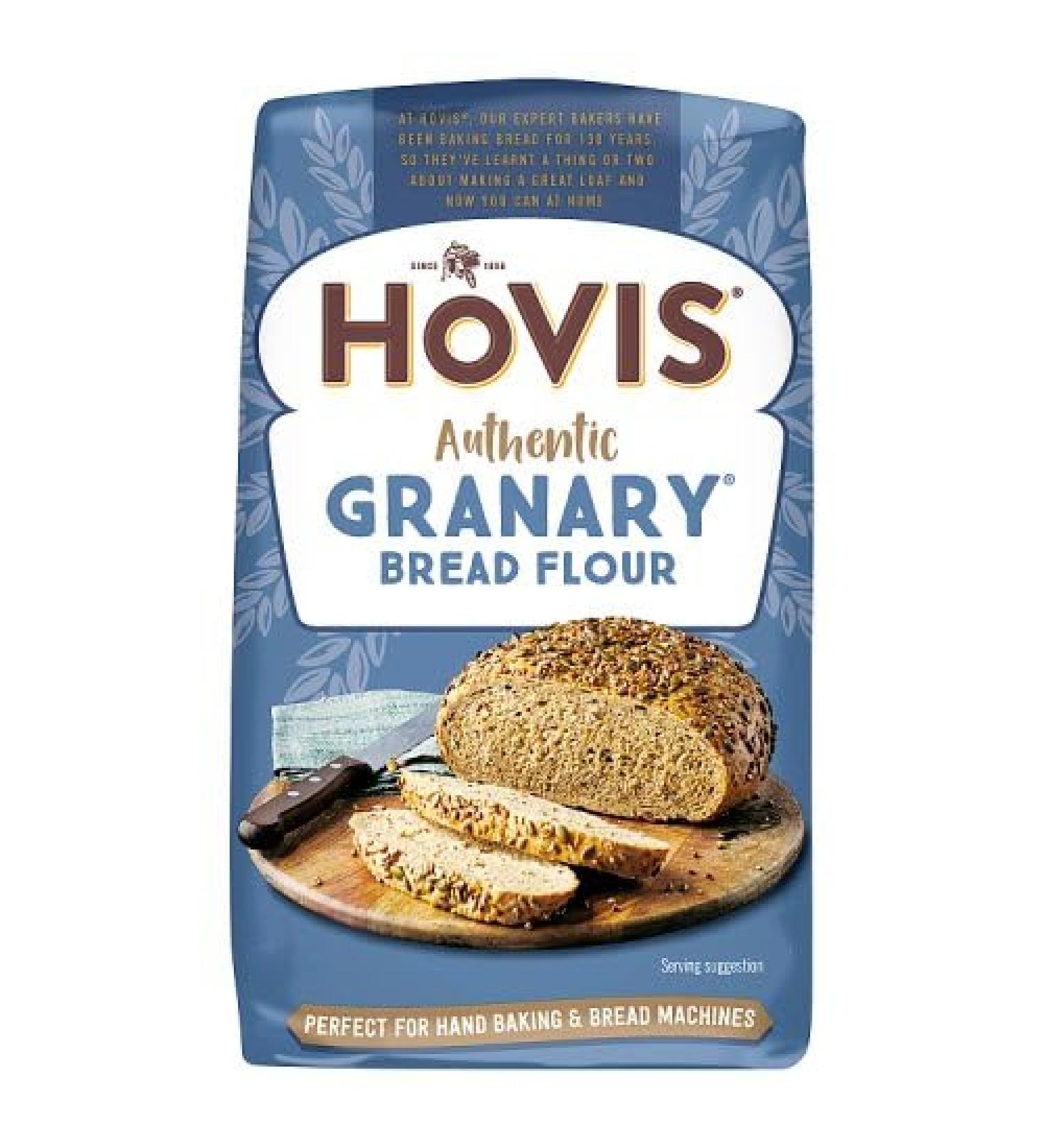 Hovis | Granary Bread flour 5X1kg | Suitable for vegetarians | Suitable for hand baking and bread machines | Make tasty loaves of bread - Buy Online on SooperMarket.com