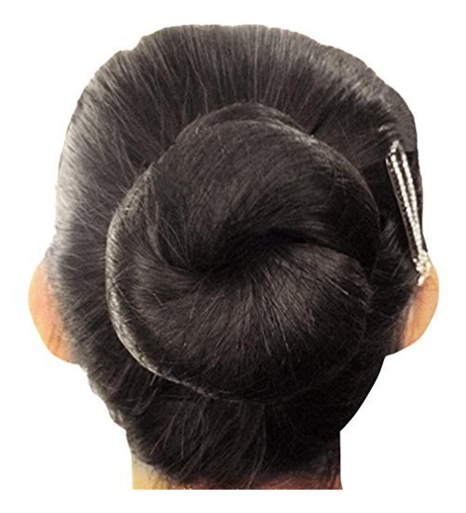KKTech Pack of 15pcs Hair Nets Invisible Elastic Edge Mesh Hairnet 50cm(15pcs) (Black)