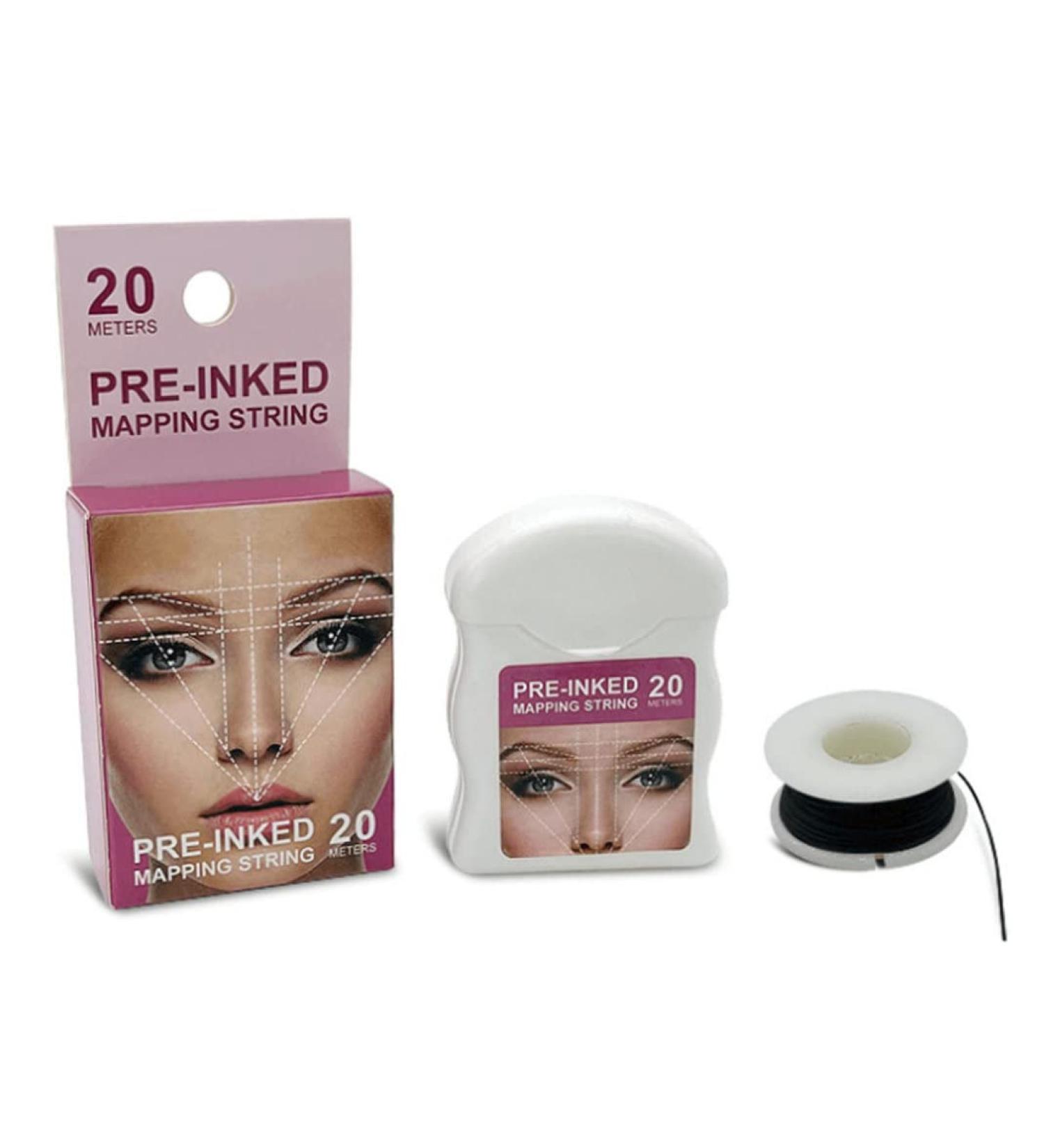 Eyebrow Mapping String Pre-Inked Mapping Brows String Microblading Mapping String Microblading Brows String Supplies Black - Buy Online on SooperMarket.com