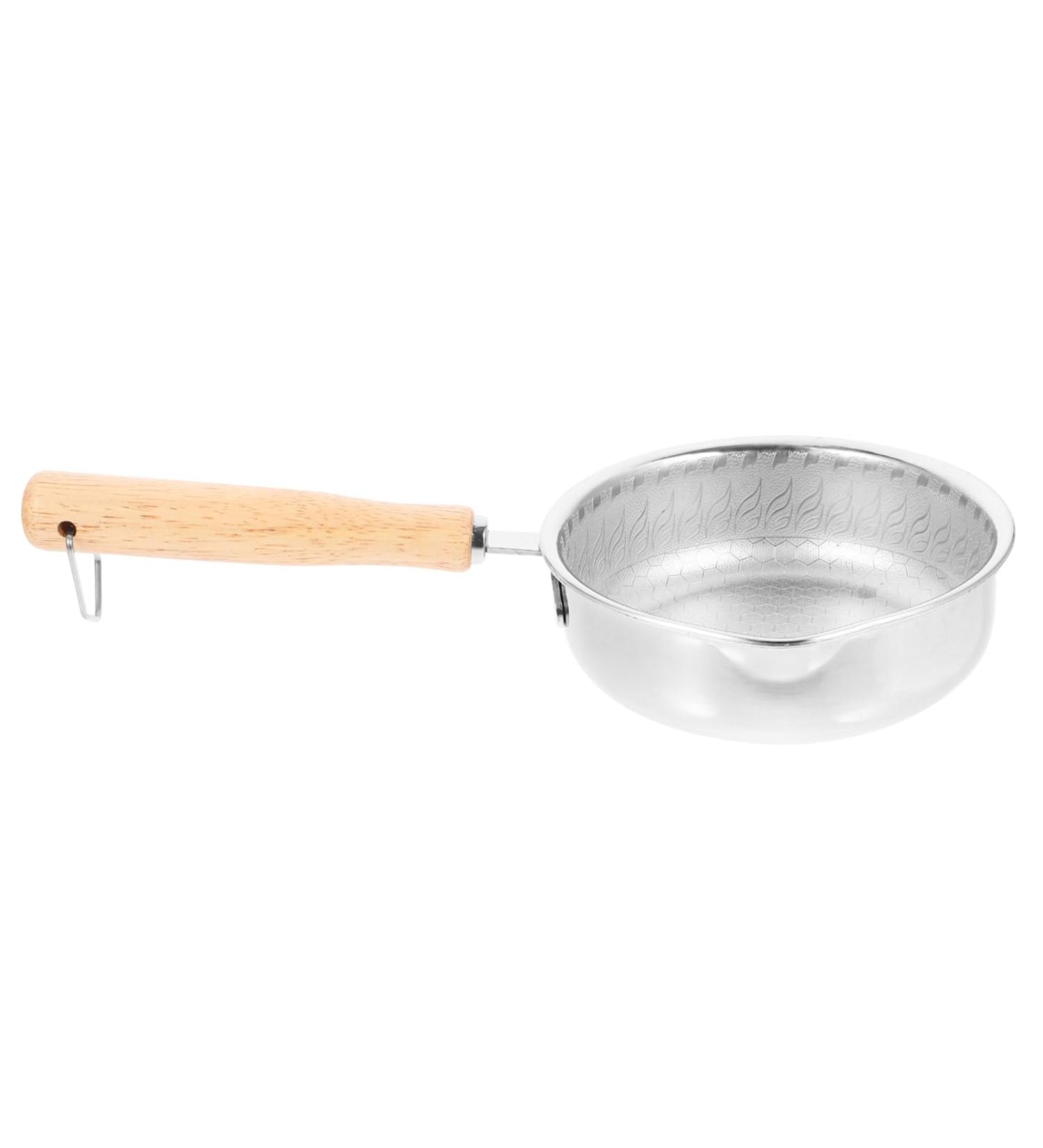 IMIKEYA Stainless Steel Pot Non Stick Fry Pan Griddle Honeycomb Fry Pan Non Stick Honeycomb Frying Pans Small Frying Pan Breakfast Pan Kitchen Pan Wood Egg Cooking Utensils - Buy Online on SooperMarket.com