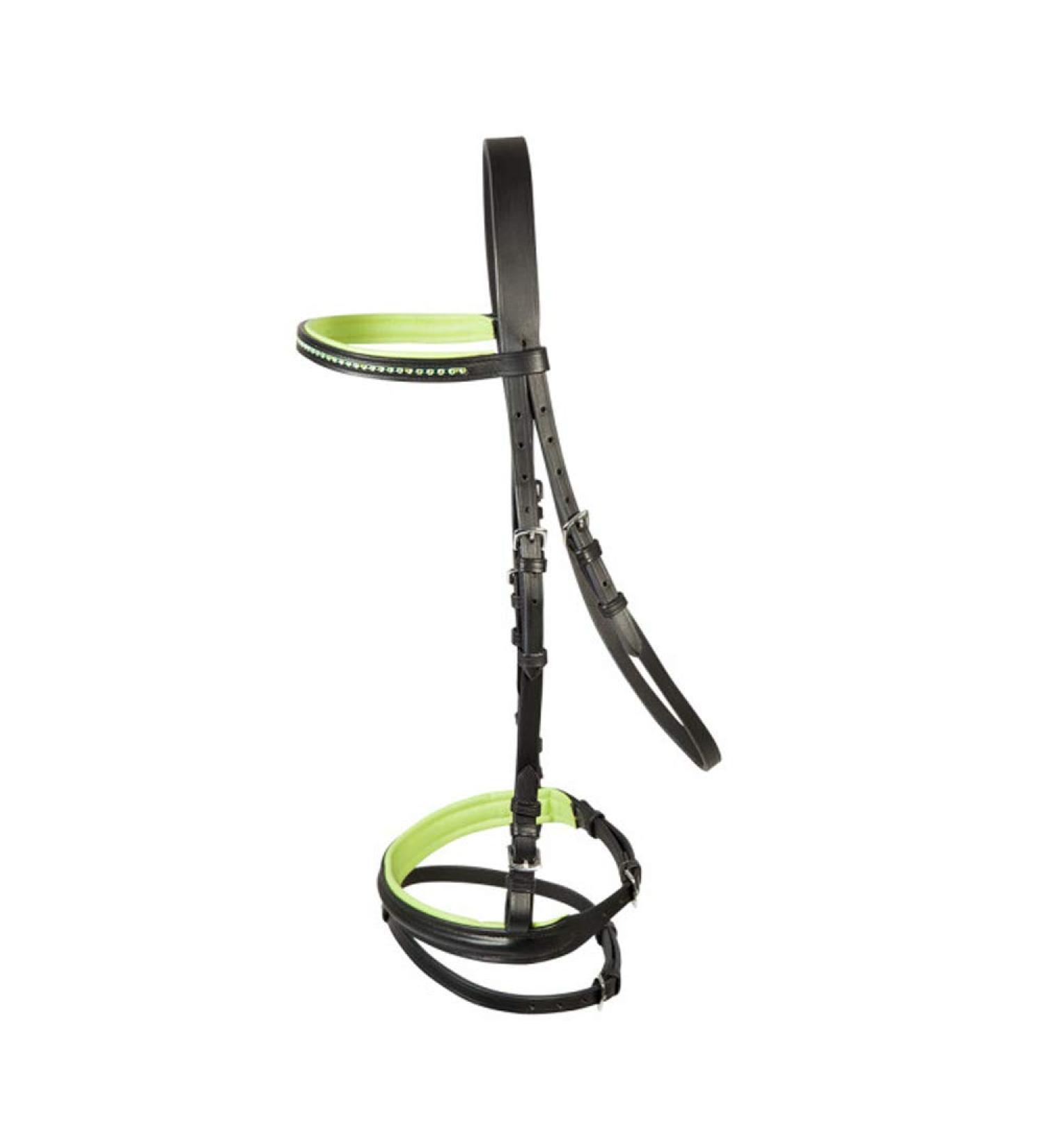 PFIFF bridle Staines black-green Full Full Black / Green