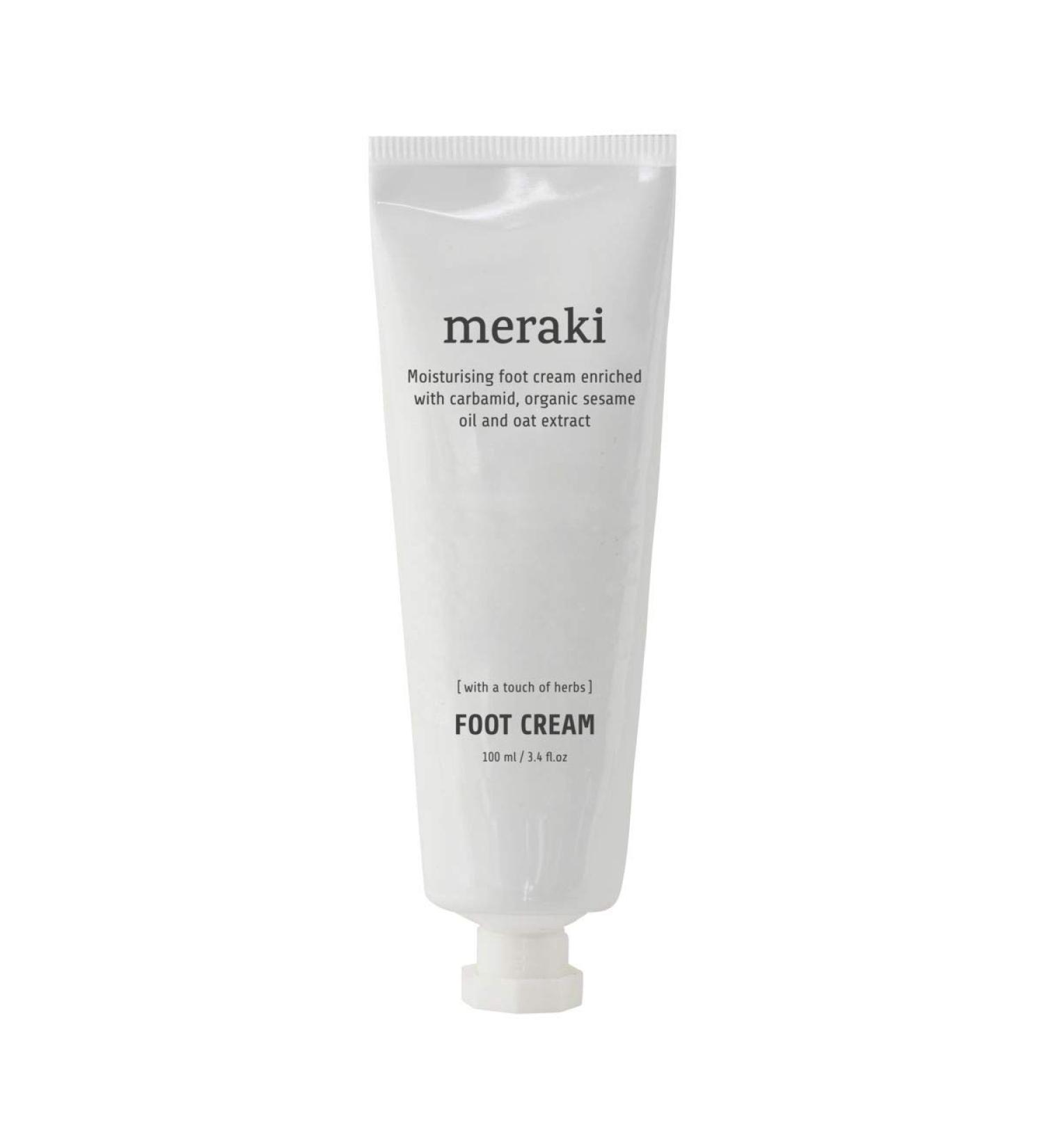 Meraki Foot Cream with Carbamide & Bio-Sesame Oil | Moisturizing & Soothing Care | 100 ml Scandinavian Design - Buy Online on SooperMarket.com