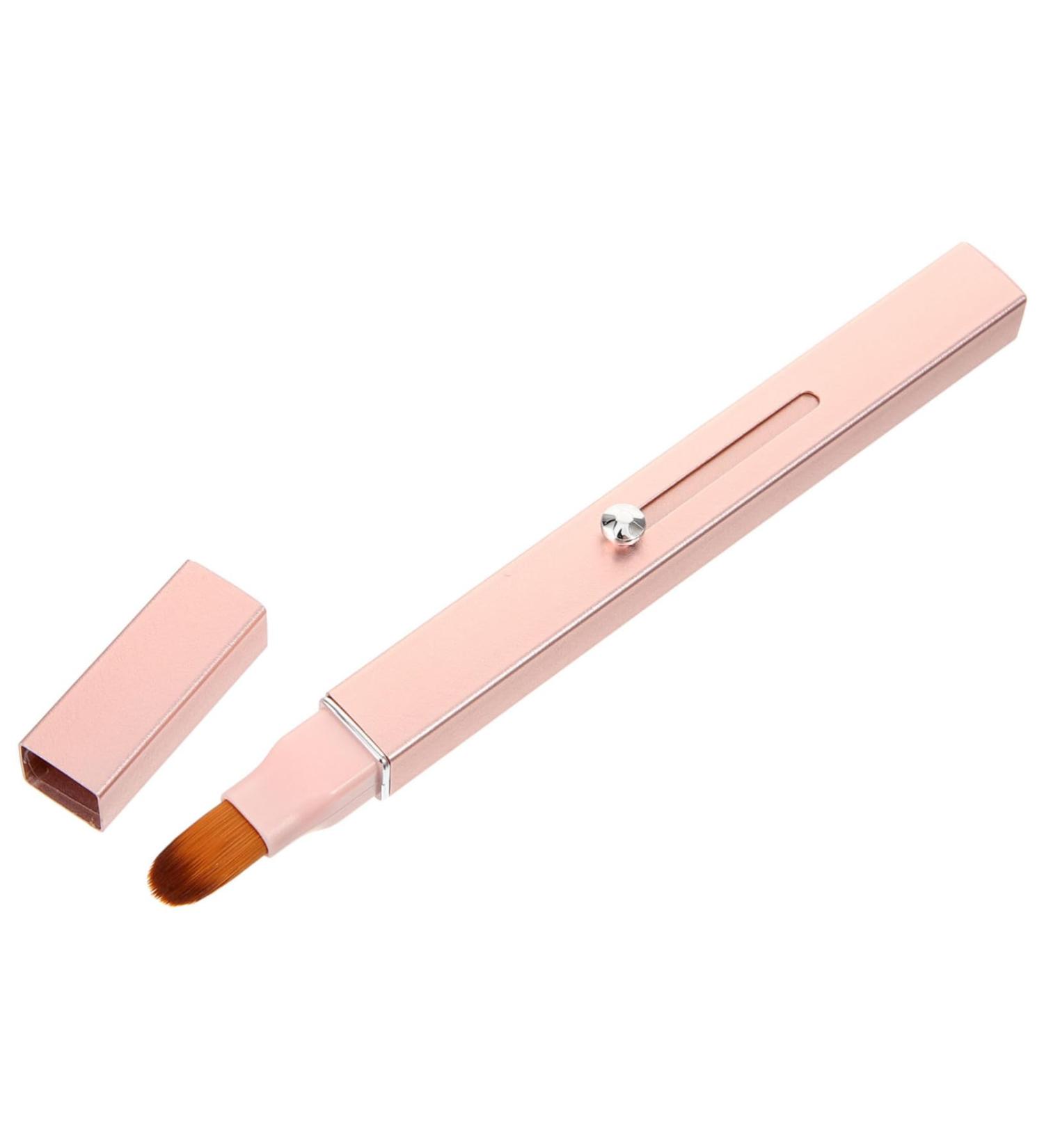 Balacoo Lip Makeup Brush - Retractable Lipstick Applicator Wands for Women | Double Head Concealer Brush | Pink Artificial Fiber - Buy Online on SooperMarket.com