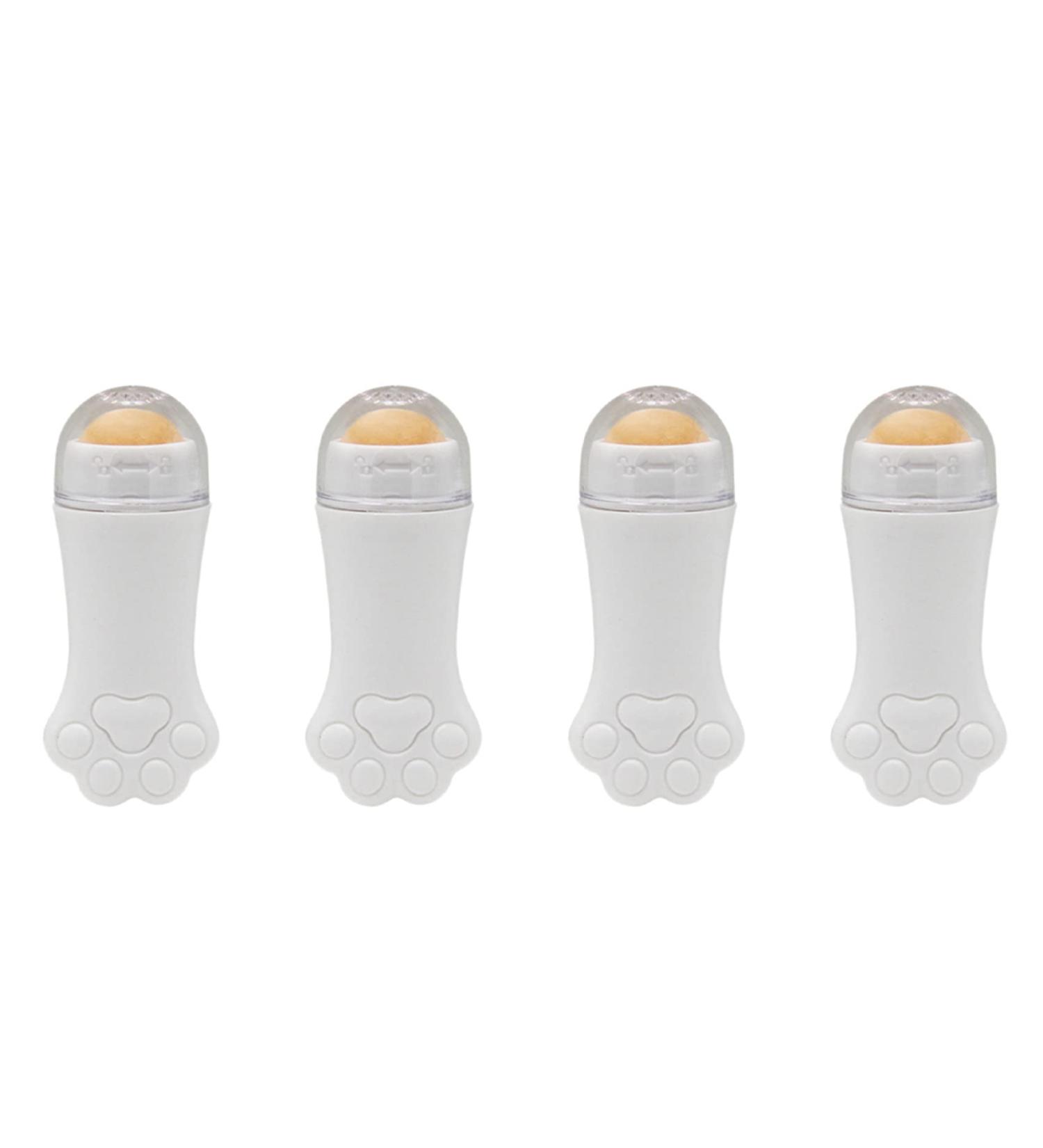 BLASHRD 4X Natural Volcanic Roller Oil Control Rolling Stone Face Cleansing Oil Absorption Roller Ball White