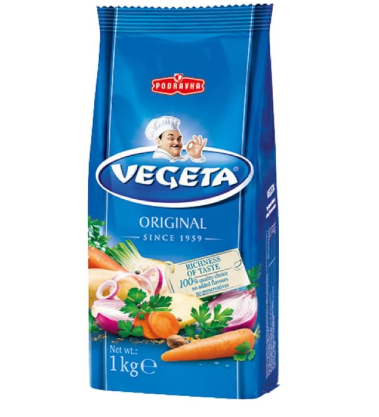 Podravka Vegeta Food Seasoning 1kg - Original Croatian All Purpose Food Seasoning - 1kg pack - By BEXICO - Buy Online on SooperMarket.com