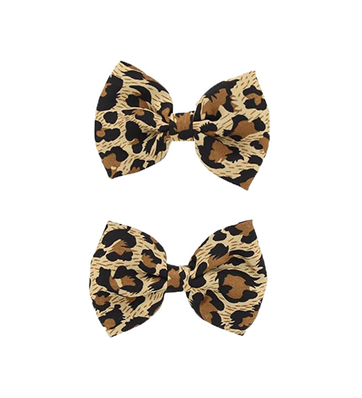 Zac's Alter Ego Satin Leopard Print Bows - Buy Online on SooperMarket.com