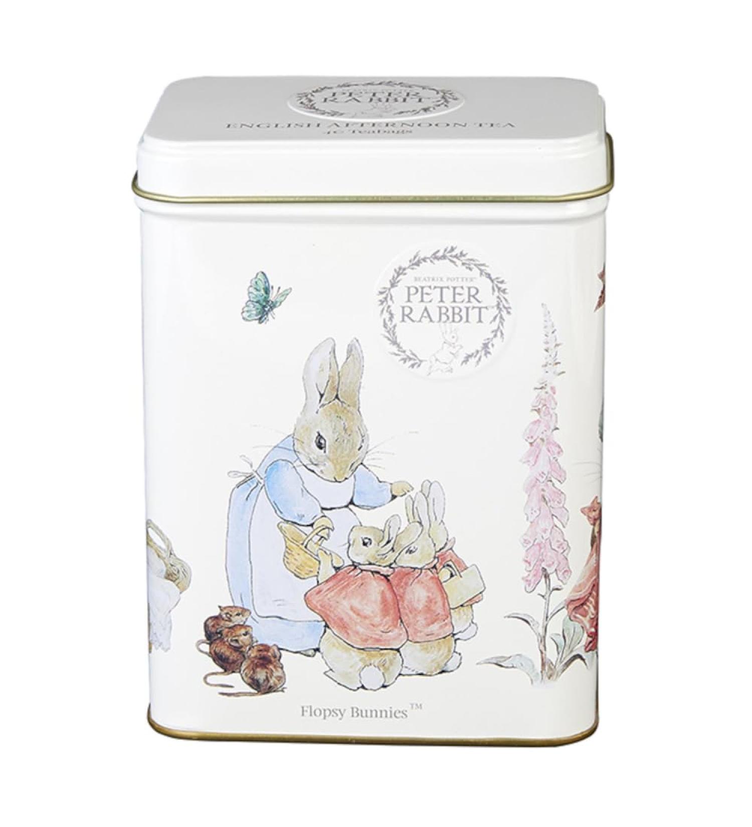 New English Teas Peter Rabbit Tea Caddy with 40 English Afternoon Teabags - Beatrix Potter - Buy Online on SooperMarket.com