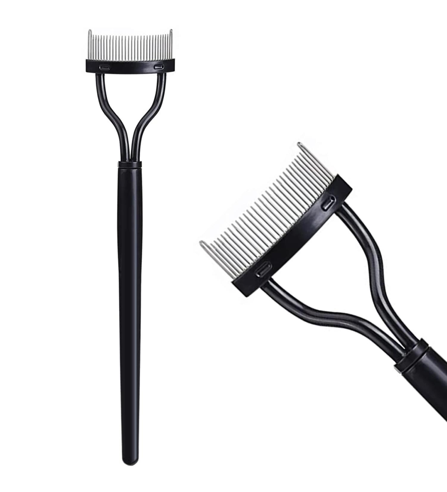 KINGMAS Eyelash Comb Separator Curler & Mascara Applicator with Cover - Perfect for Lash Definition & Separation - Buy Online on SooperMarket.com