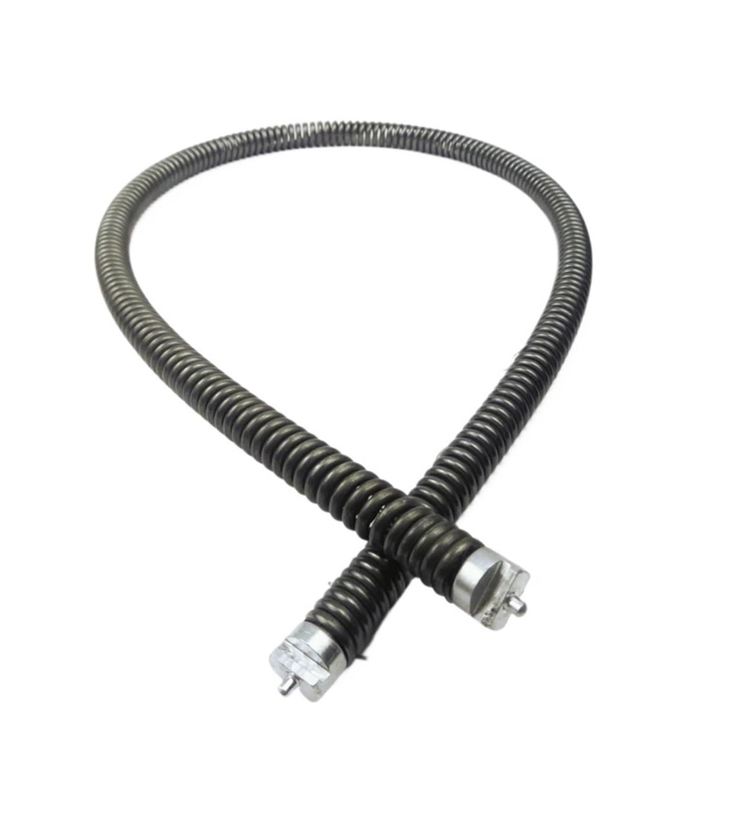 1M Long Pipe Dredging Spring 16mm Out Diameter Kitchen Toilet Drain Brush Cleaning Sewer Dredger Extension Spring with Connector 1M-16MM