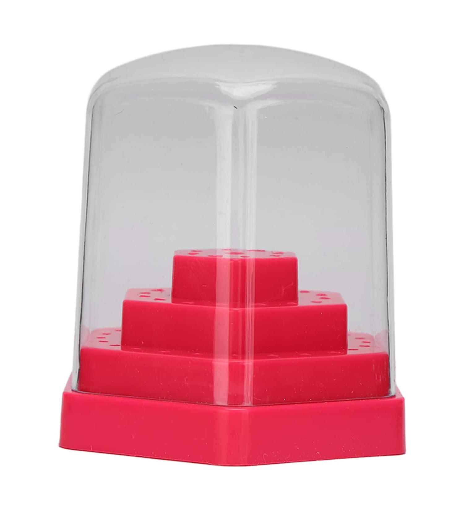 Nail Drill Bits Box Case Nails Necessary Tool Nail Drill Bits Storage Stand Plastic 48 Hole for Home Use for Nail Salon() Pink - Buy Online on SooperMarket.com