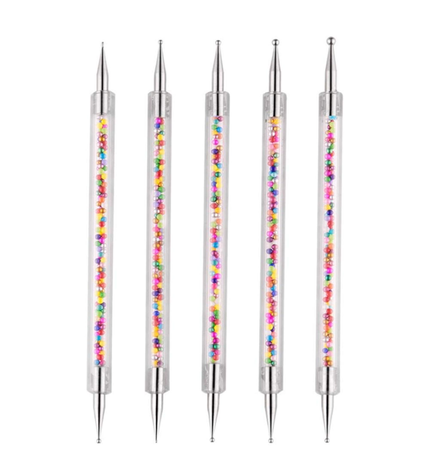 Desikixudy Nail Art Pen Pedicure Crystals Silicone Manicure Nail Point Drill Pen Drawing Polish Rhinestones Picker Pen - Buy Online on SooperMarket.com