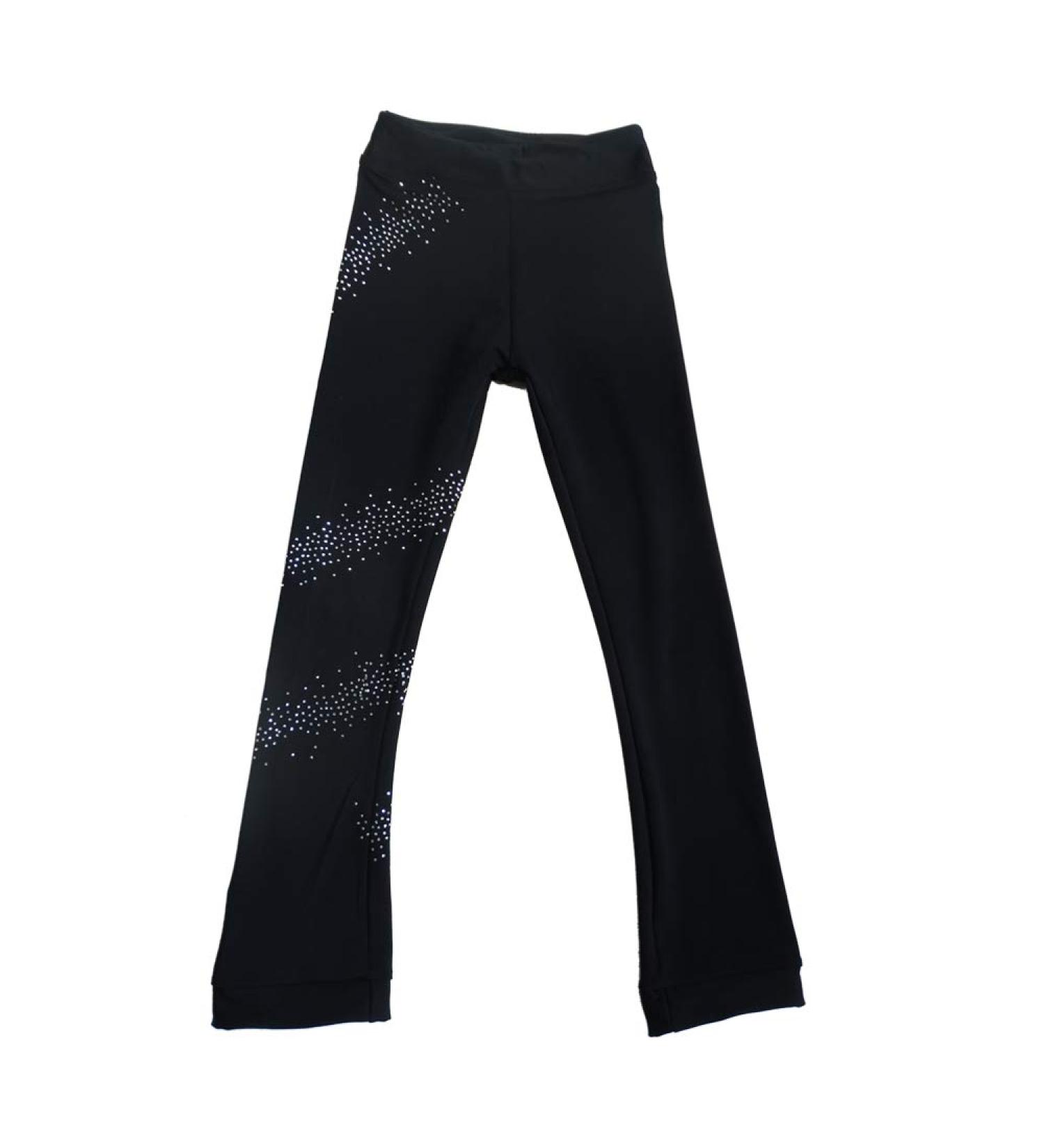 Premium Rhinestone Women's/Girls Ice Skating Practice Pants, Black, 12-14 Years - Buy Online on SooperMarket.com