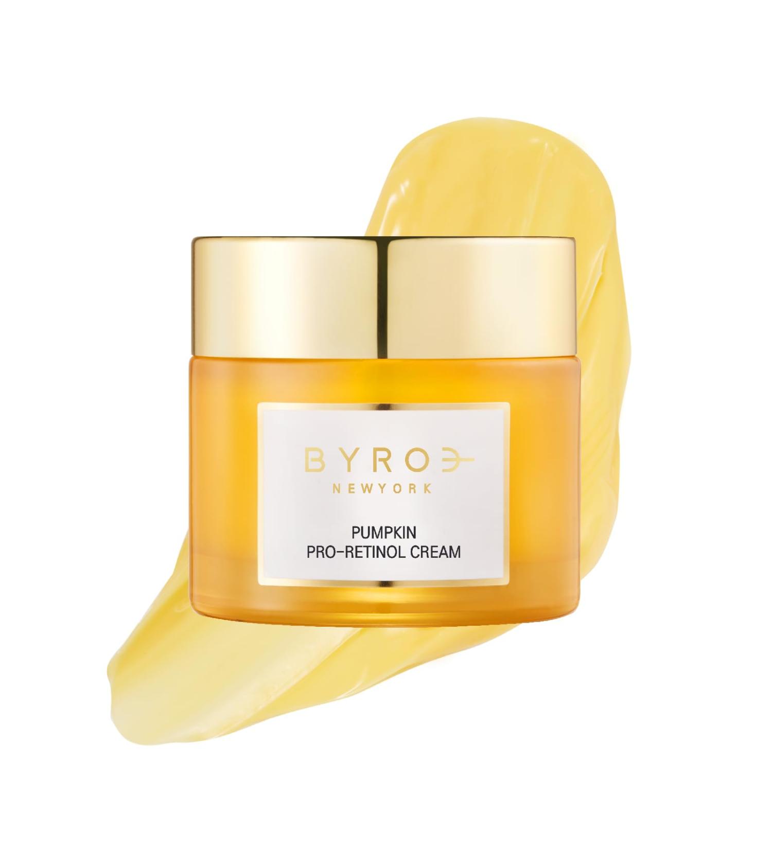 BYROE Pumpkin Pro-Retinol Anti Aging Face Cream | Vegan Hydrating Formula with Eco Ceramides & Bakuchiol | Reduce Fine Lines & Wrinkles - 50ml - Buy Online on SooperMarket.com
