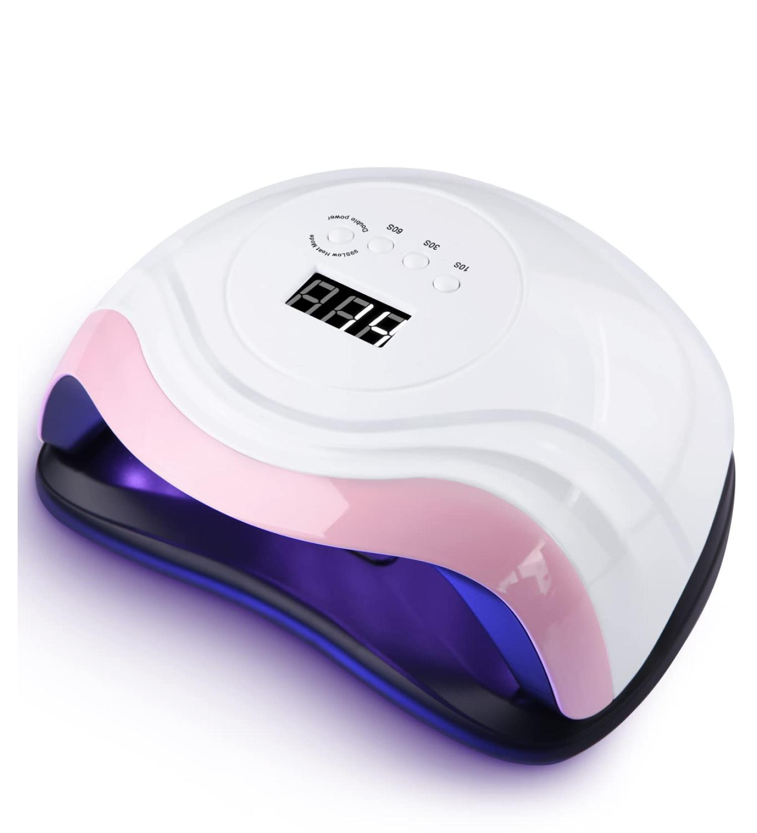 Neflsi 168W Nail Dryer Lamp | 36 UV LED Professional Nail Lamp with Smart Sensor & Timer for Gel Nails | Perfect for Fingernails & Toenails - Buy Online on SooperMarket.com
