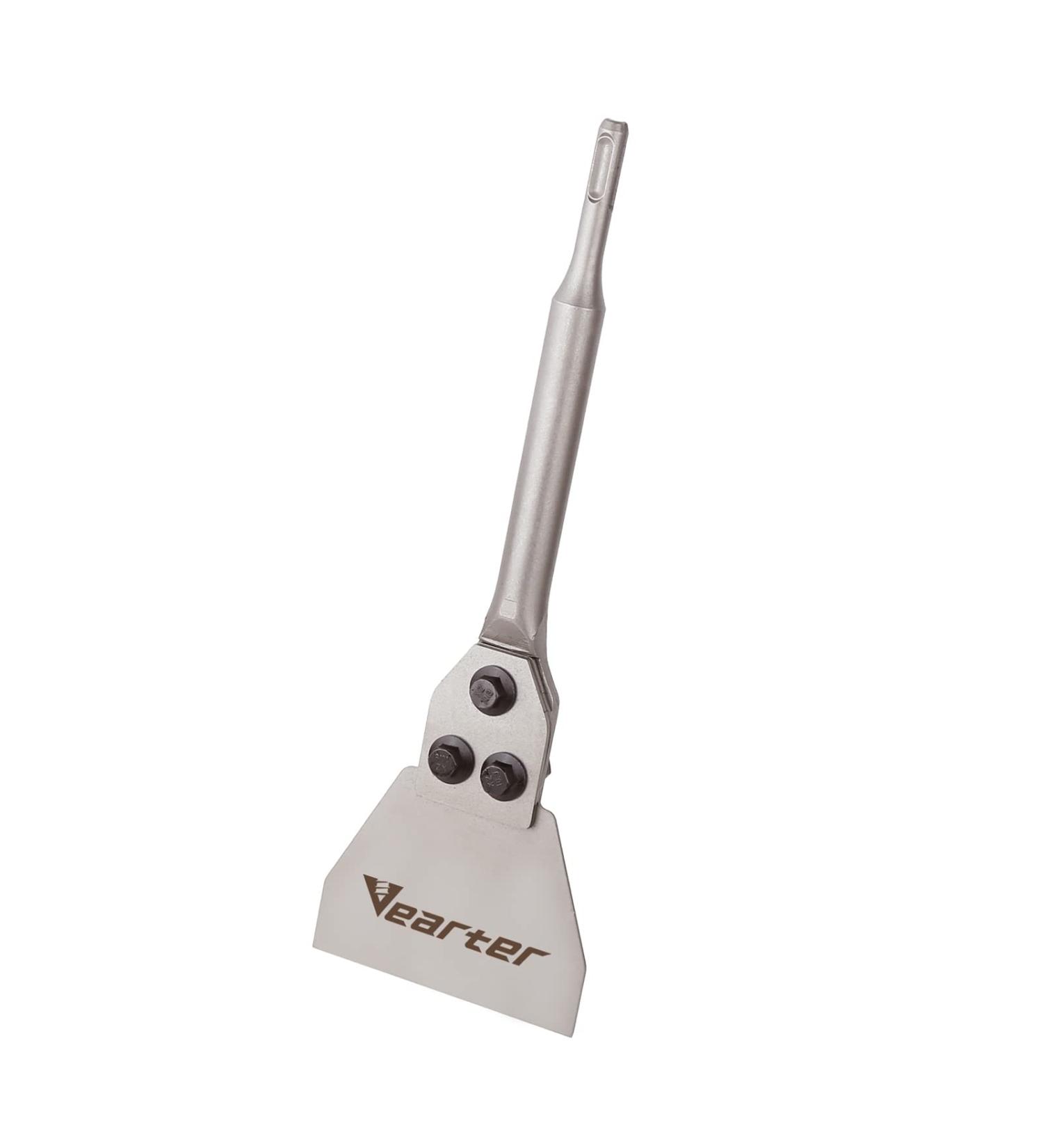 Vearter 4 x 12 SDS Plus Shank Electric Hammer Floor Scraper Chisel Drill Bit - Ideal for Tile, Brick, and Concrete Removal - Buy Online on SooperMarket.com