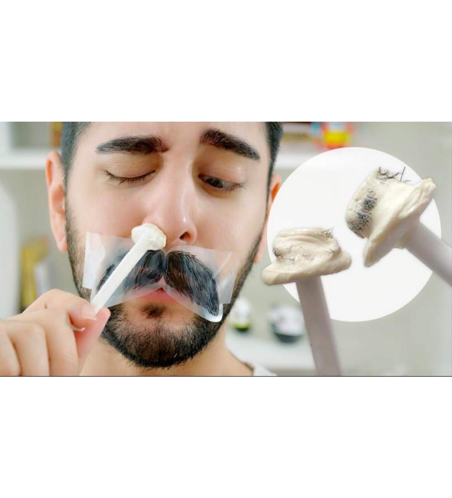 Nose Hair Waxing Kit for Men & Women - 50g/1.67oz Nose Wax with 20 Applicators - Buy Online on SooperMarket.com