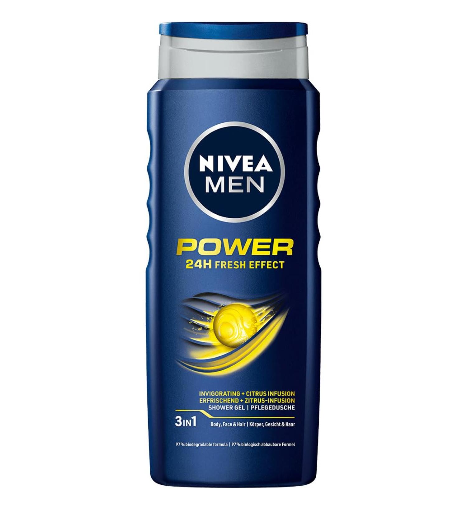 NIVEA Power Fresh Shower Gel 500 ml - Buy Online on SooperMarket.com