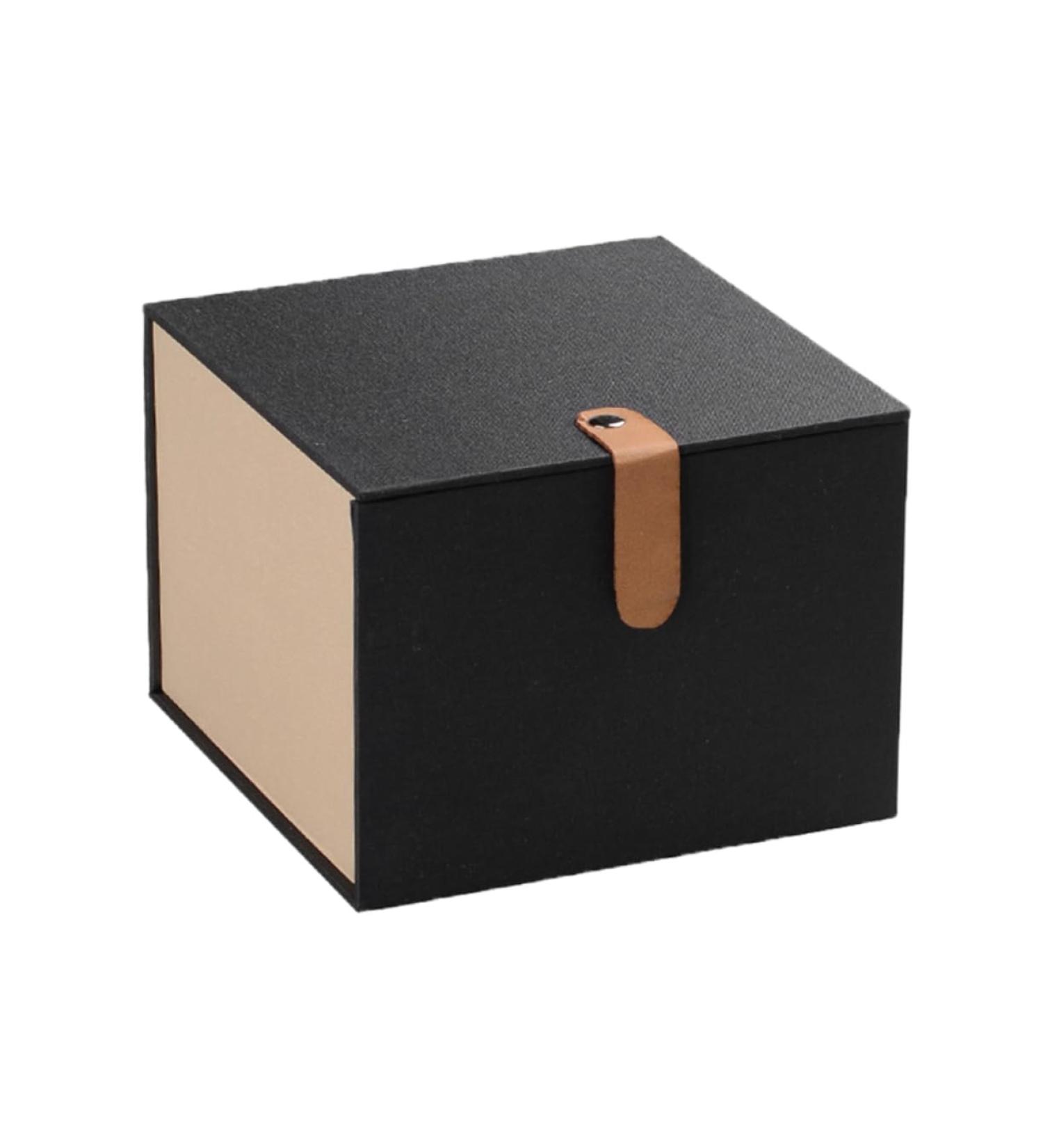 STOBOK Box Coffee Cup with Lid Storage Container China Storage Household Bridesmaid Decorative Cup 14.5X14.5CM Black - Buy Online on SooperMarket.com