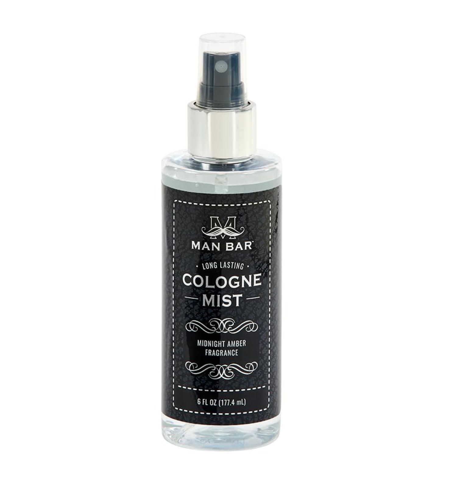 San Francisco Soap Company MAN BAR Cologne Mist Midnight Amber - Long Lasting - Created with the Man in Mind - 6 fl oz - Buy Online on SooperMarket.com