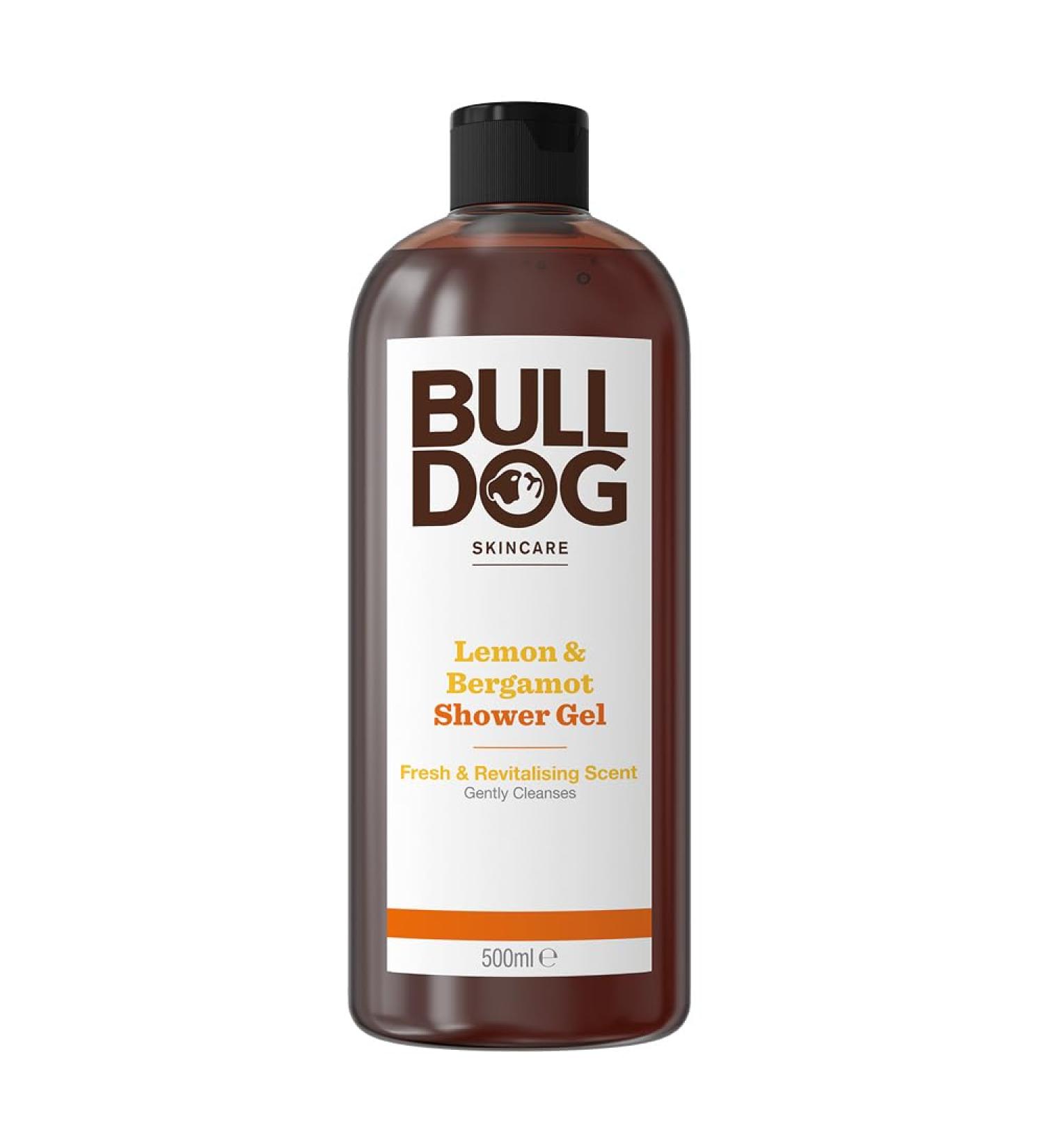 Bulldog Skincare Lemon & Bergamot Shower Gel 500ml - Refreshing Body Wash - Buy Online on SooperMarket.com