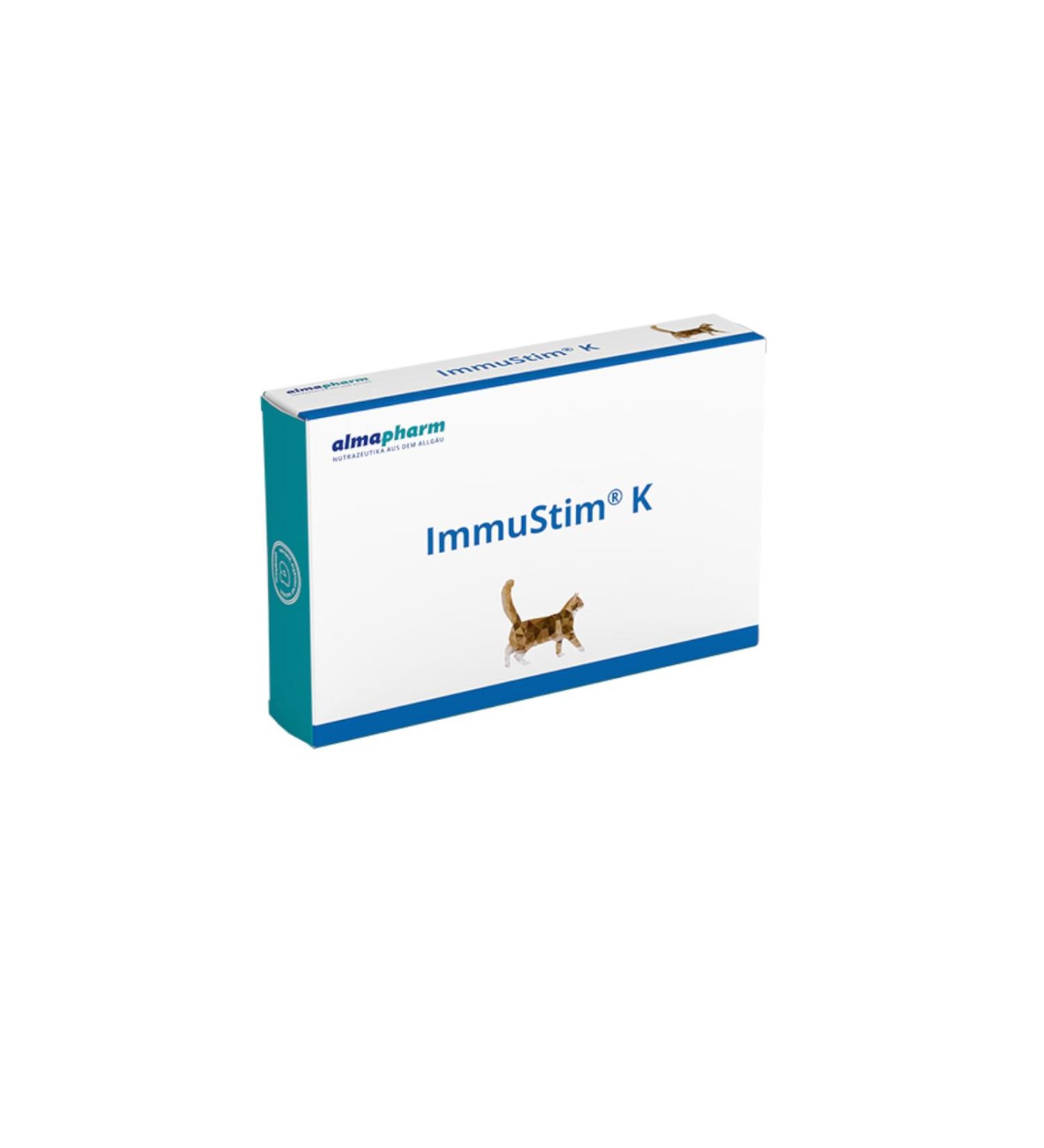 Almapharm Immustim K |72 tablets |Supplementary feed for cats |Vital substances for the immune system |To support the immune system