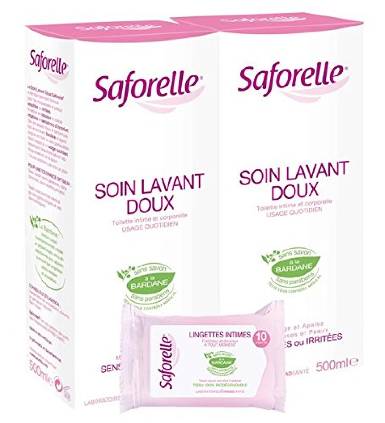 Saforelle duo 500 ml + lingettes