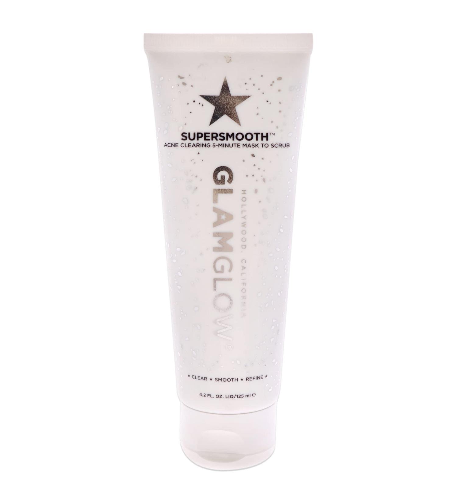 Glamglow Supersmooth Acne Clearing 5-Minute Mask to Scrub Unisex Mask 4.2 oz