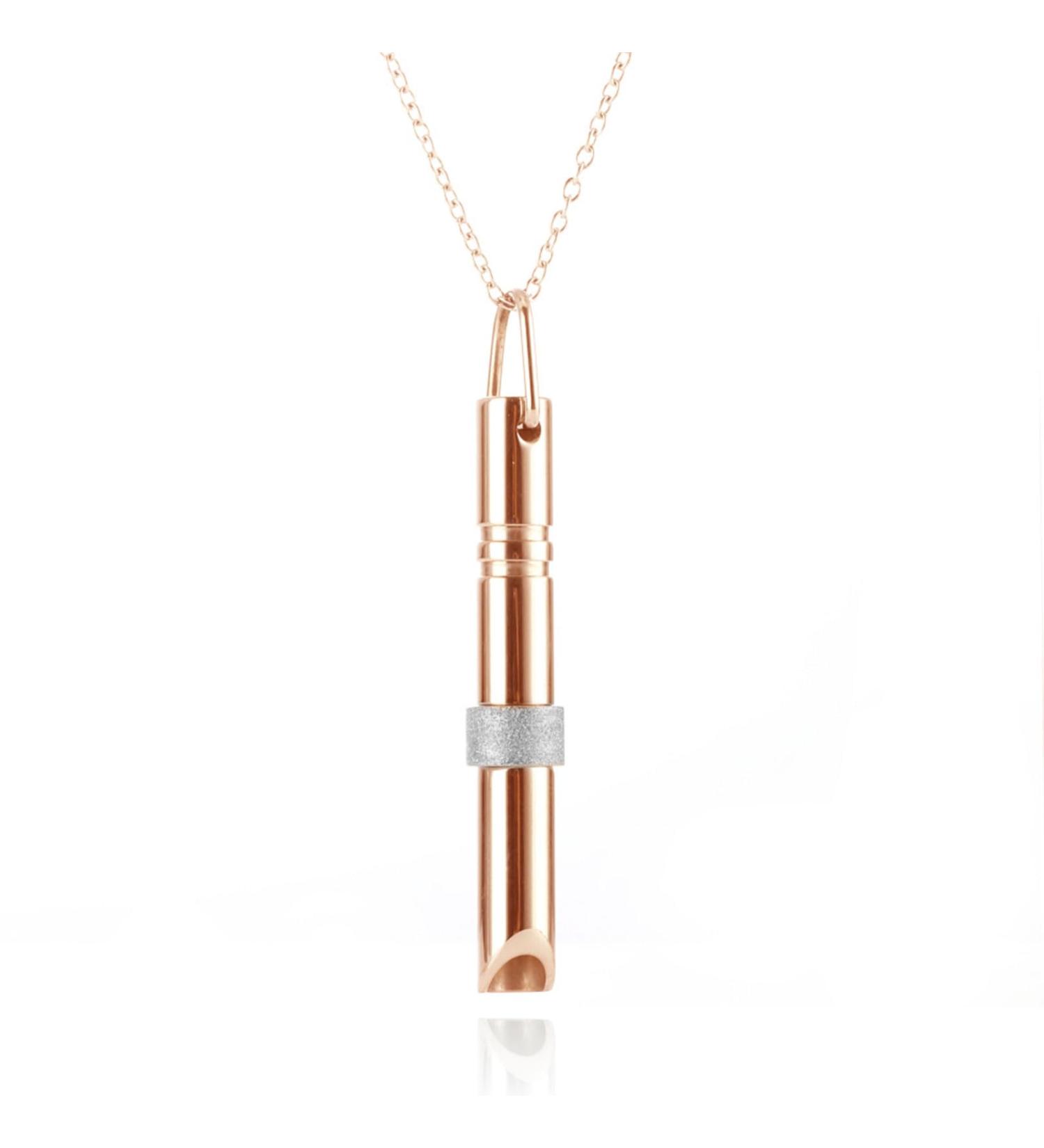 Anxiety Relief Necklace Quit/Stop Smoking Necklace Breathing Whistles Necklace for Mindful Breathing Stress Relief Meditation Relaxation Calming Down Q:gold - Buy Online on SooperMarket.com