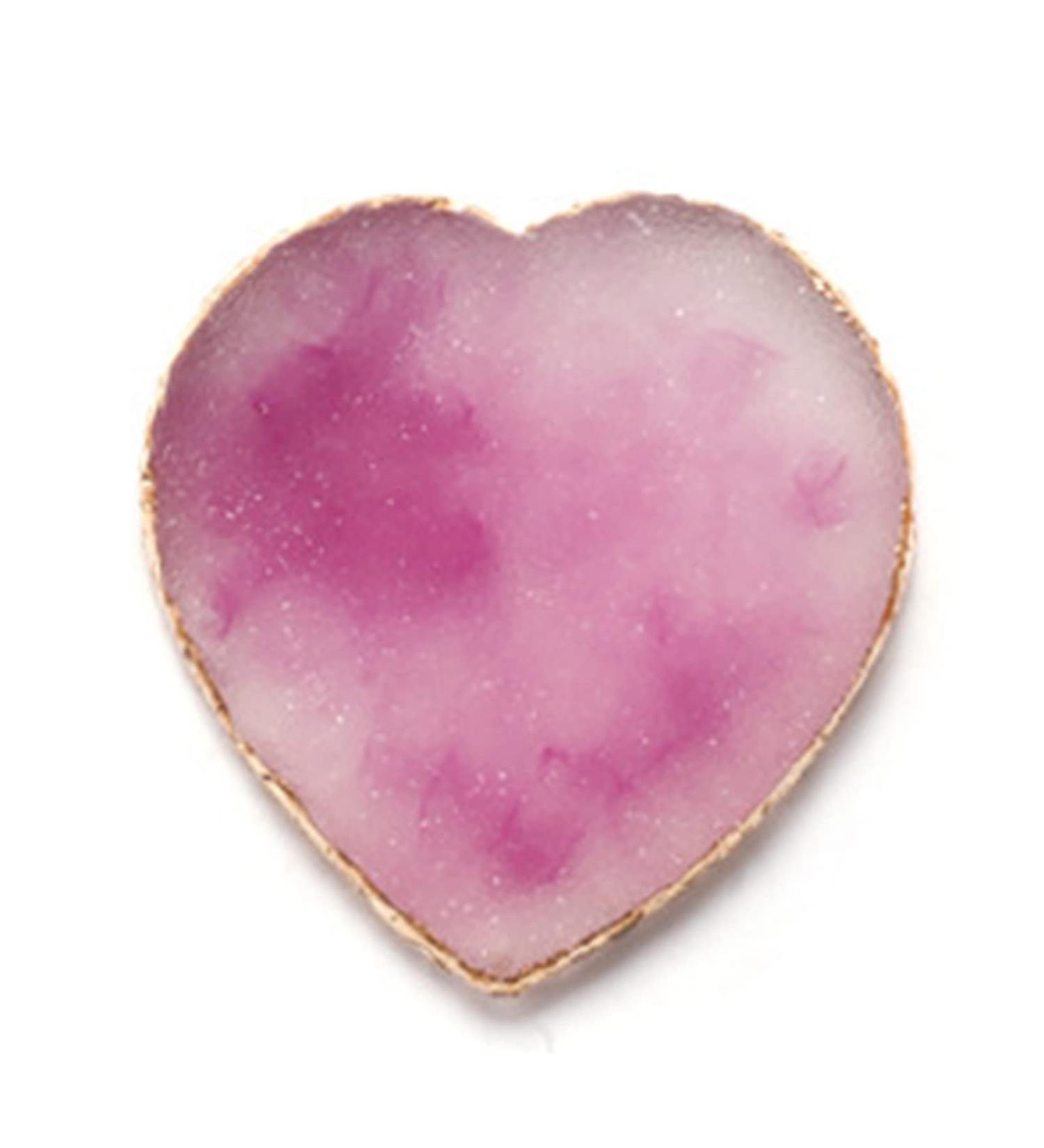 Bodhi2000 Heart-Shaped Nail Art Palette | Color Mixing & Gel Polish Holder | Purple Star Violet for Manicure & Salon Use - Buy Online on SooperMarket.com