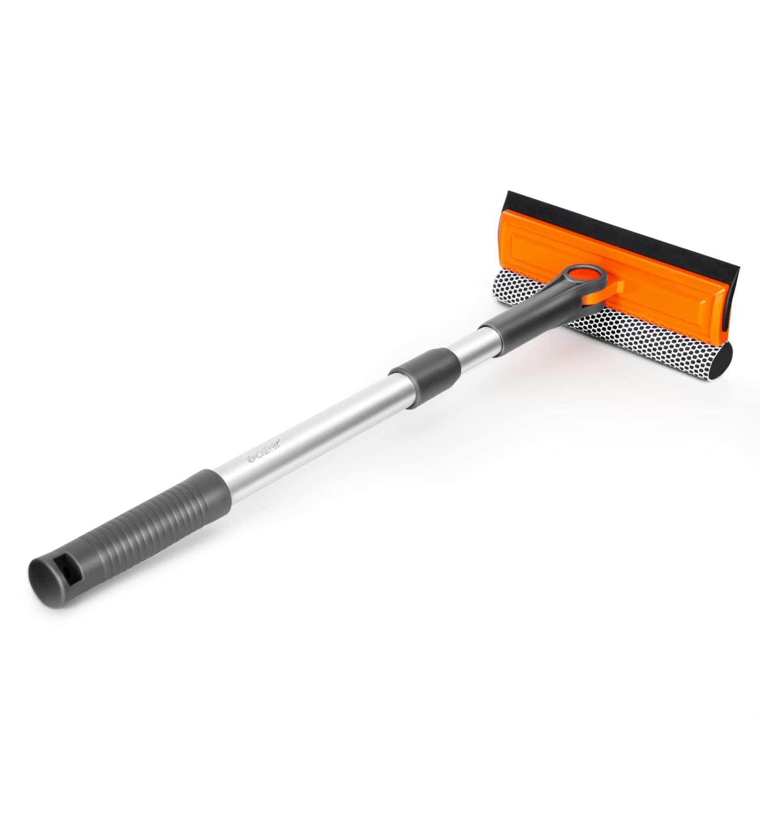Eazer Professional 2-in-1 Window Squeegee with Extension Pole | Multi-Use Window Cleaner Tool for Window Washing | Multiple Angles for Effective Window Cleaning - Buy Online on SooperMarket.com