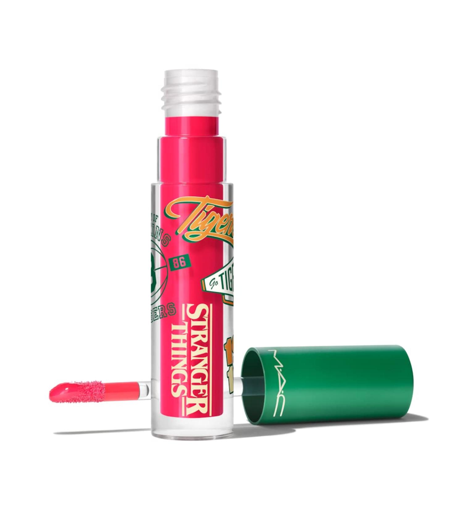 Stranger Things x M.A.C. Limited Edition Lipglass - Excellent Erica - Buy Online on SooperMarket.com
