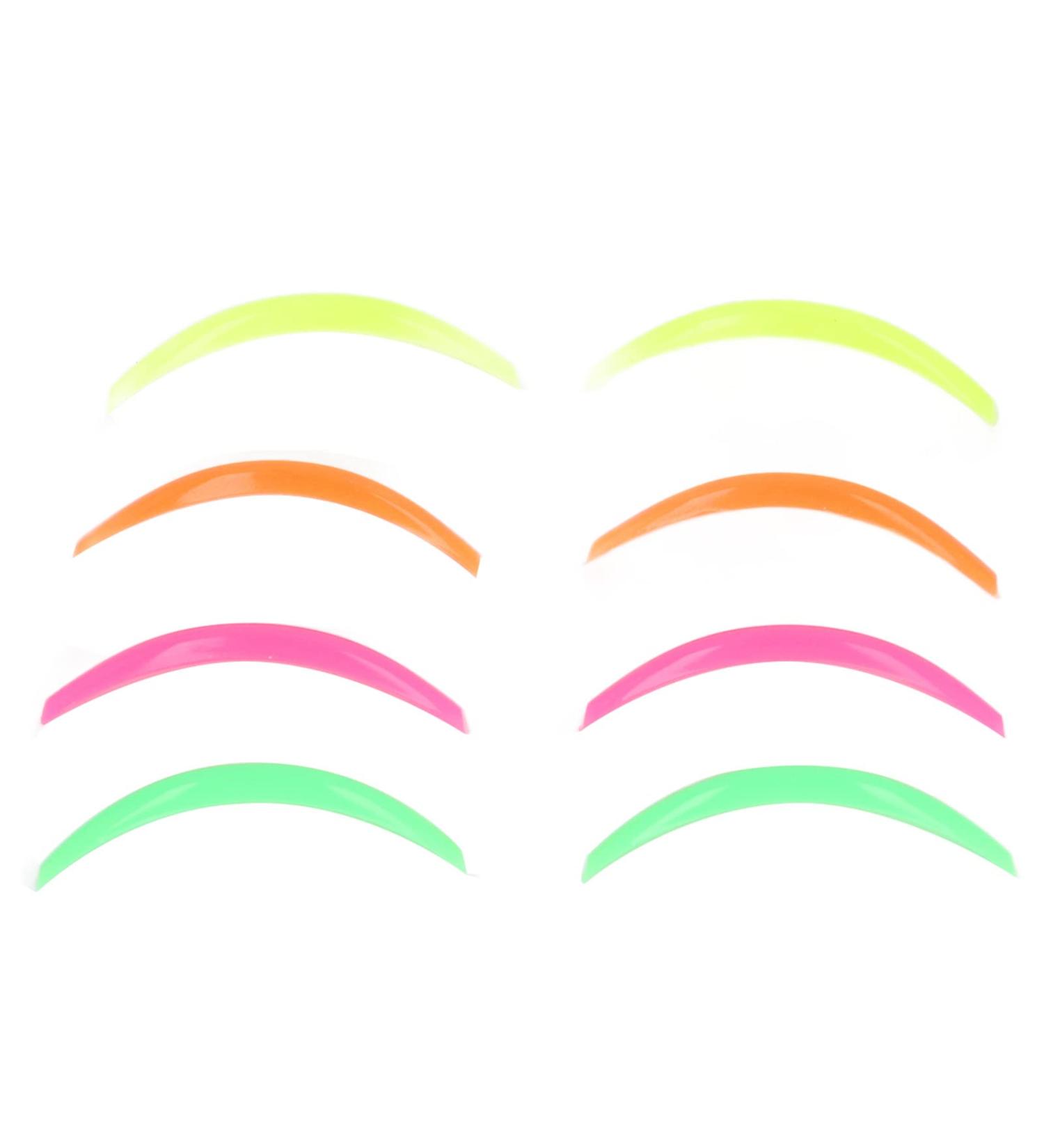 Lash Pads - 4 Pairs Reusable Soft Eyelash Perming Curlers in Mixed Colors | Beauty Salon Essentials | International Shipping Available - Buy Online on SooperMarket.com