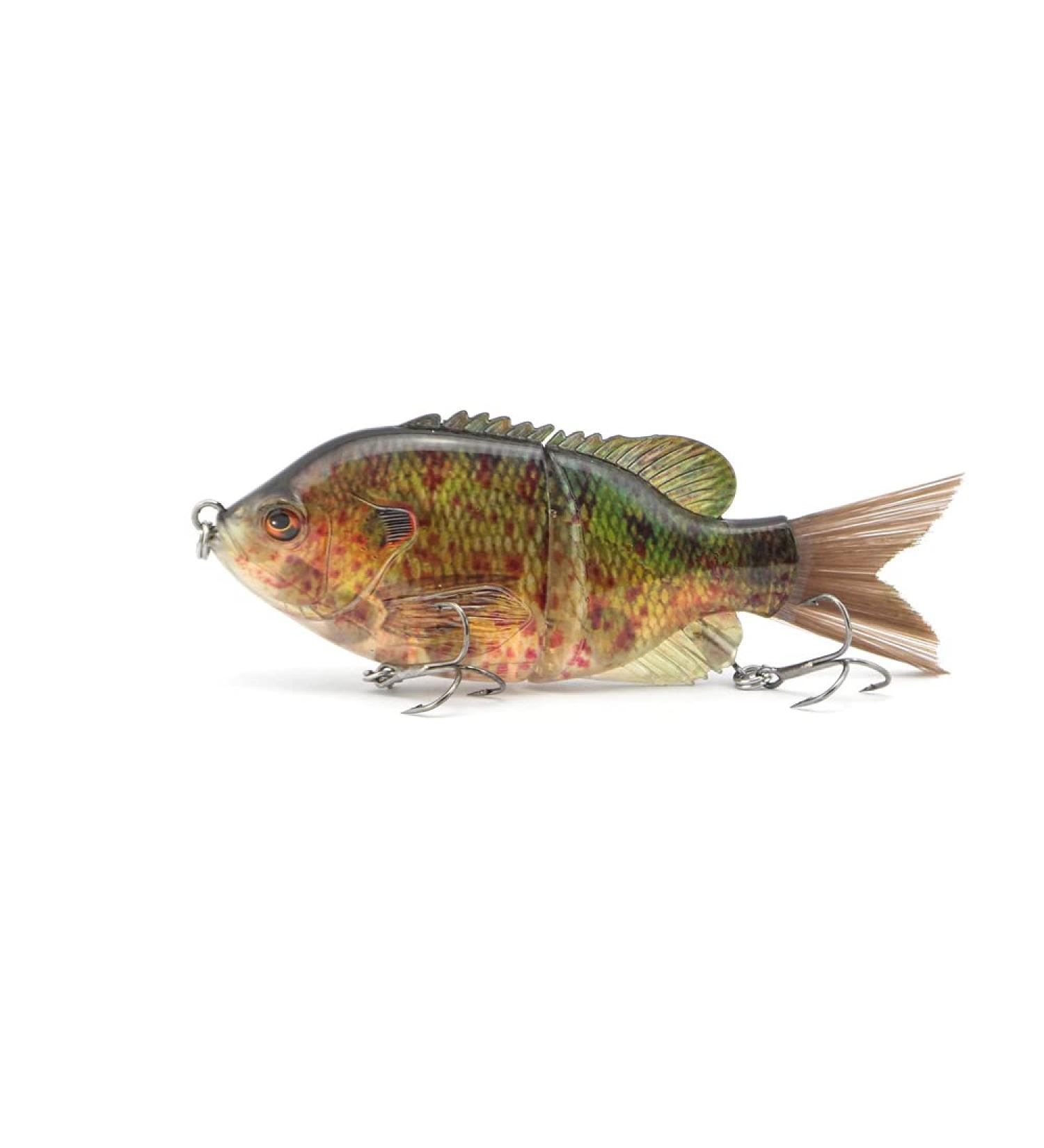 SENYUBBY Multi Jointed Swimbait Fishing Lure Big Giant Sinking Bass Lure with Treble Hook, 5.9in 1.94oz, 2/4/8/9 Segment Crankbaits Swimbaits - Buy Online on SooperMarket.com