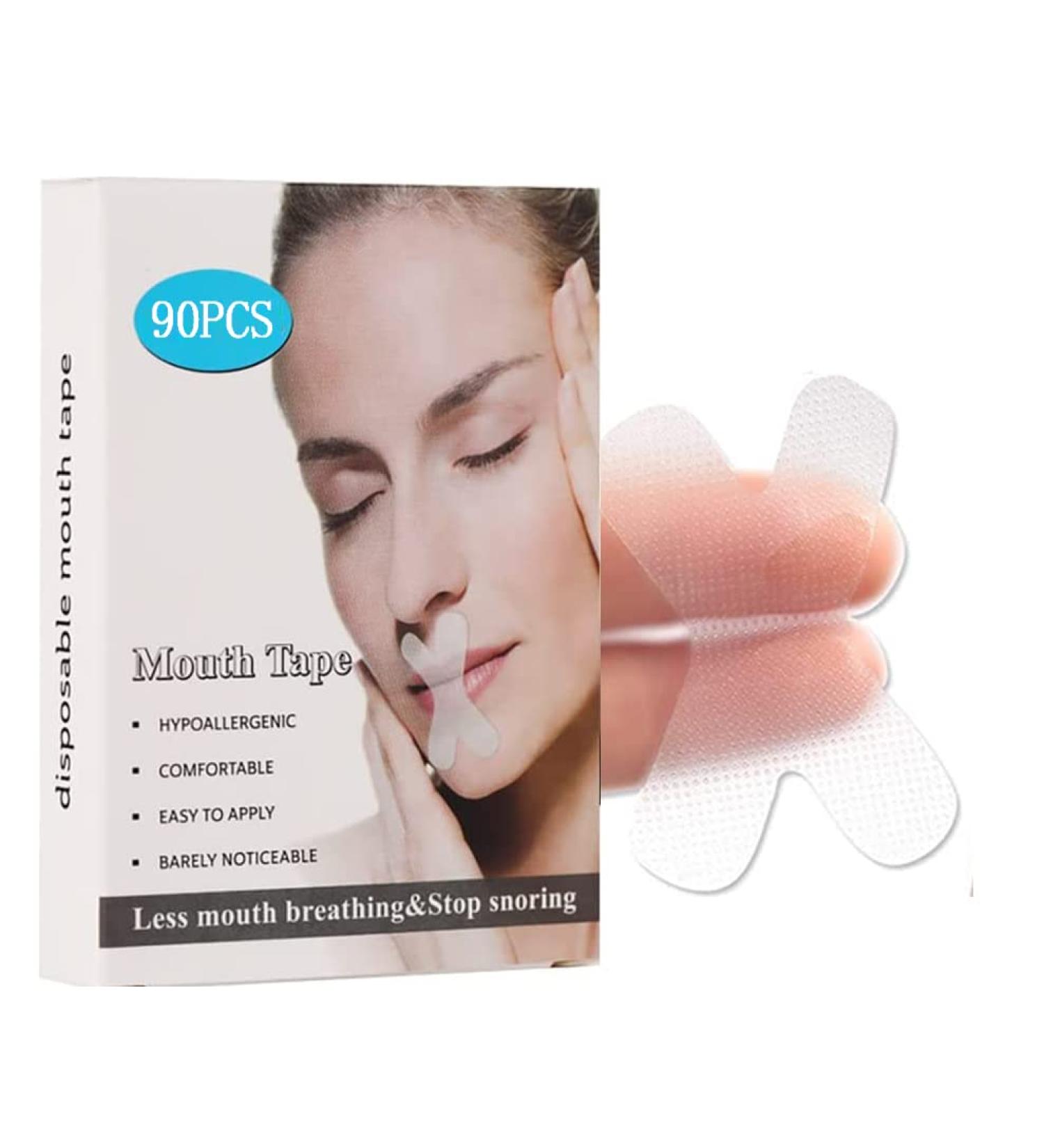 Anti Snoring Nose Strips and Mouth Tape for Better Sleep (90 Pack) - Buy Online on SooperMarket.com
