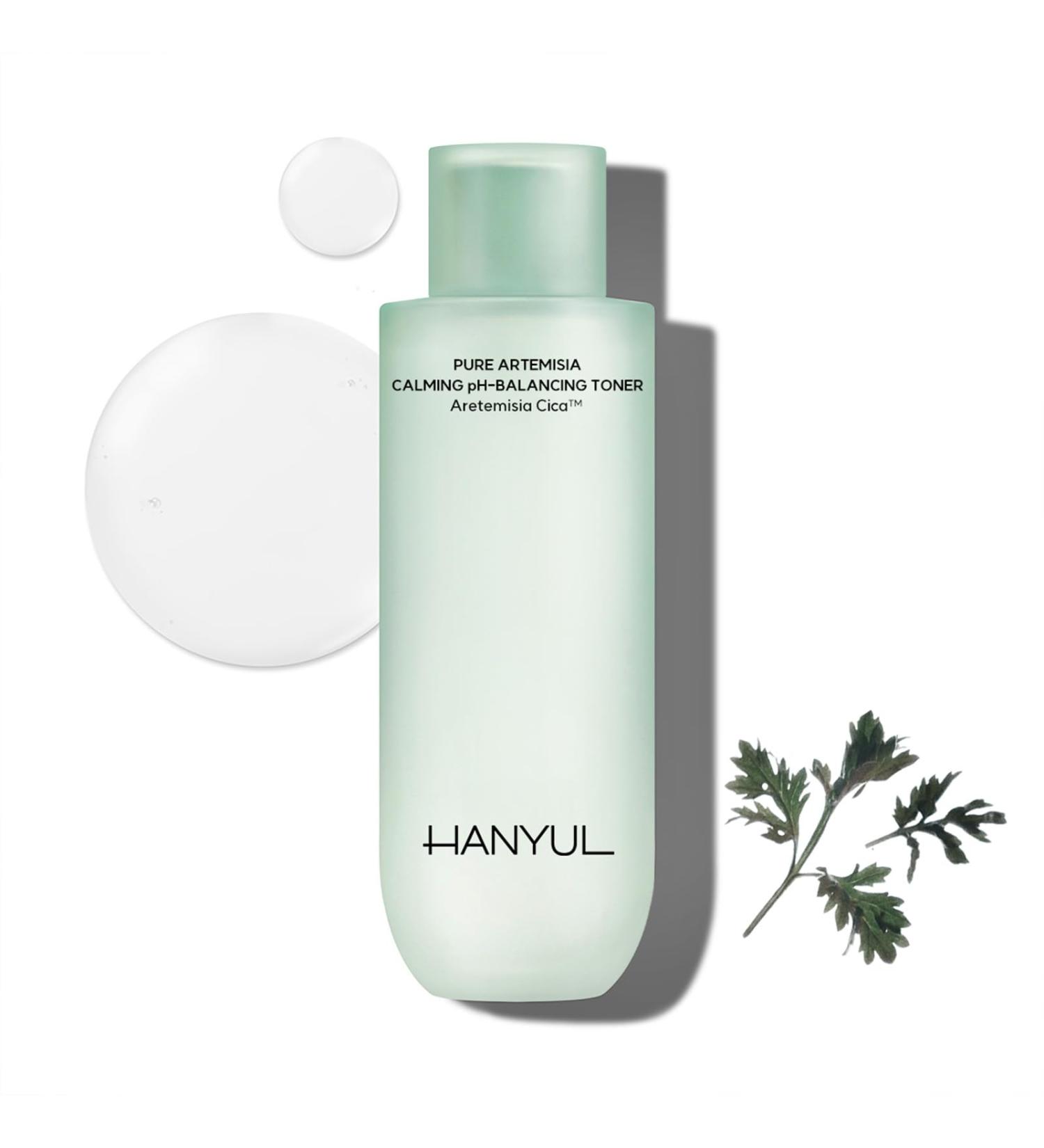 HANYUL Pure Artemisia Calming Toner - pH-Balancing Hydrating & Exfoliating | Vegan 5.07 Fl Oz | International Shipping Available - Buy Online on SooperMarket.com