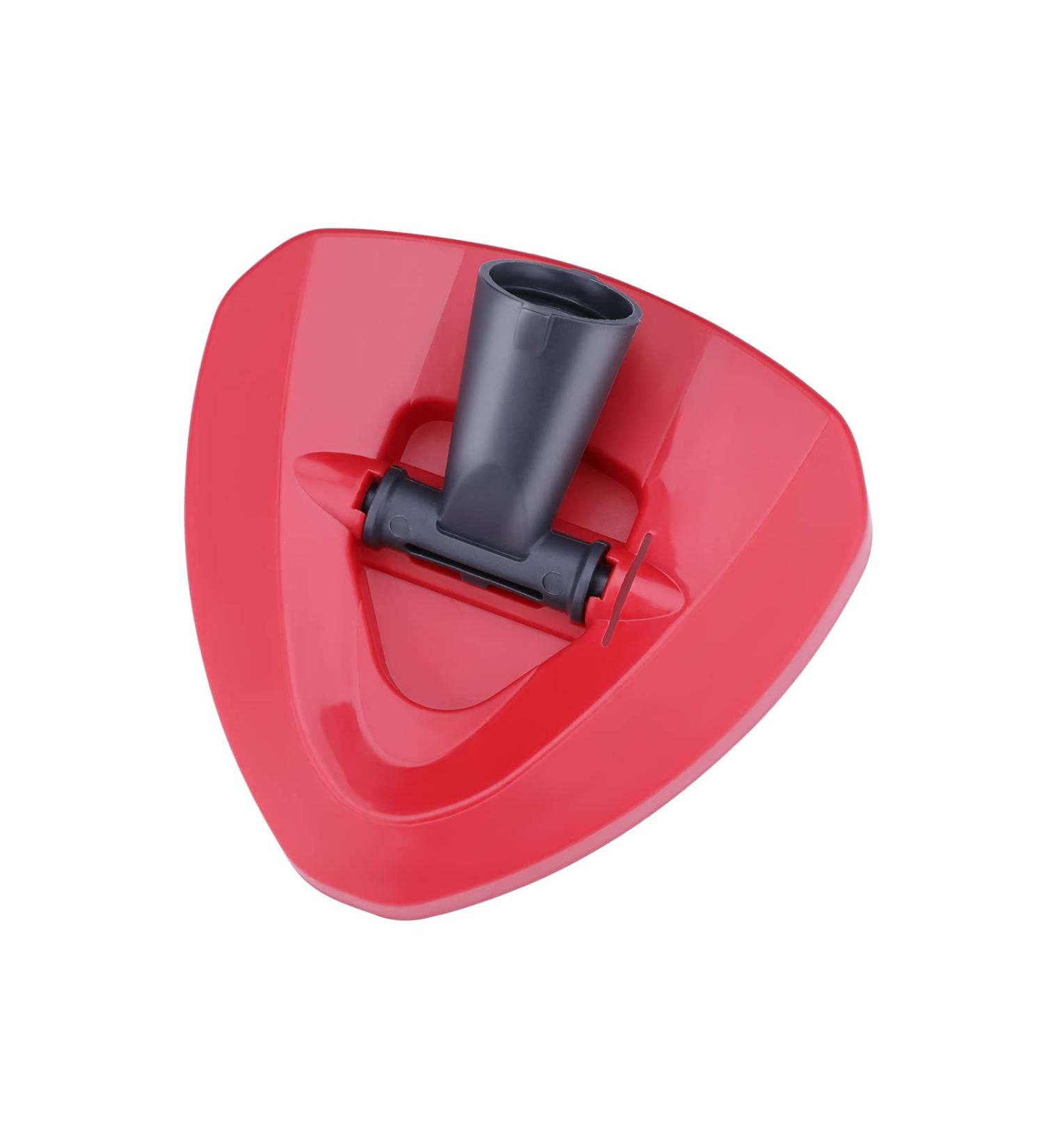 RinseClean Spin Mop Replacement Base - CRTHL Rotating Triangle Head Cover - EasyWring Spin Mop Accessories - Red, Plastic Base Case - Buy Online on SooperMarket.com