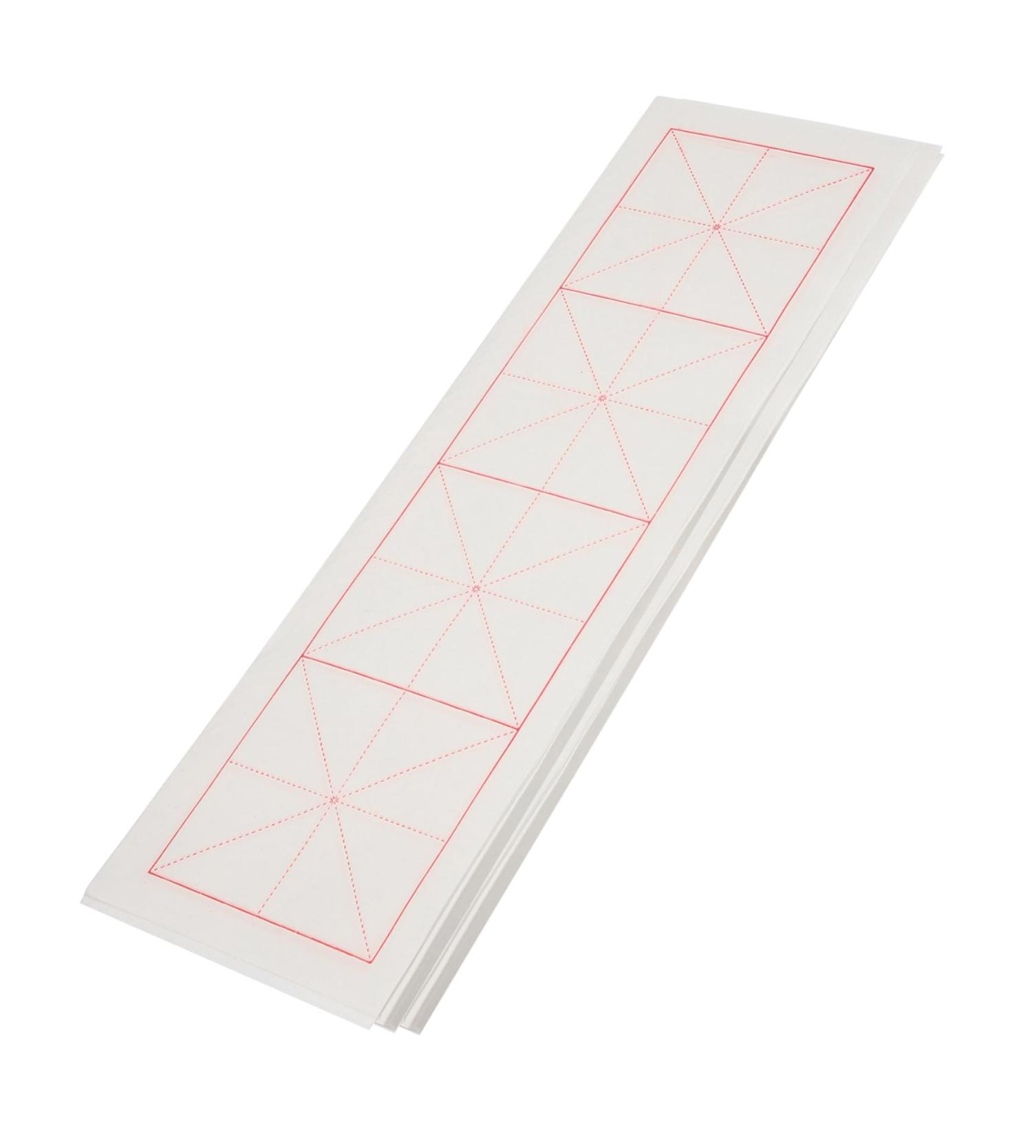 Gadpiparty Rice Sumi Paper 200 sheets Chinese Japanese Grids Grid Crafts Supplies Rice Art for Writing Sumi with Xuan Practice White 1 count (Pack of 1) - Buy Online on SooperMarket.com
