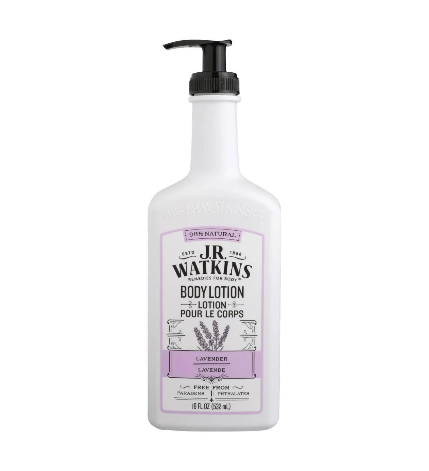 J R Watkins Body Lotion Lavender 18 fl oz (532 ml)
