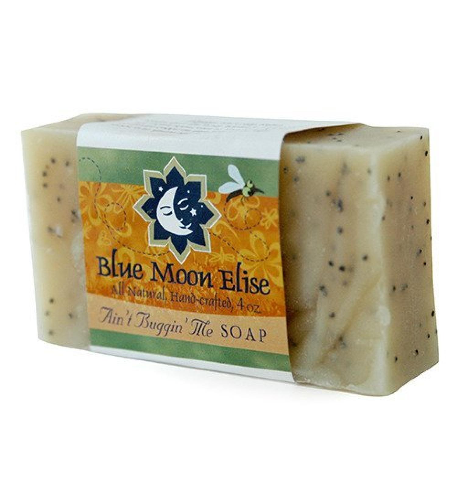 BlueMoonElise Ain't Buggin Me Citronella Bar Soap for Men and Women  Natural Handmade Soap with Pure Citronella Essential Oils  Soap Bar for Camping and Outdoor Activities