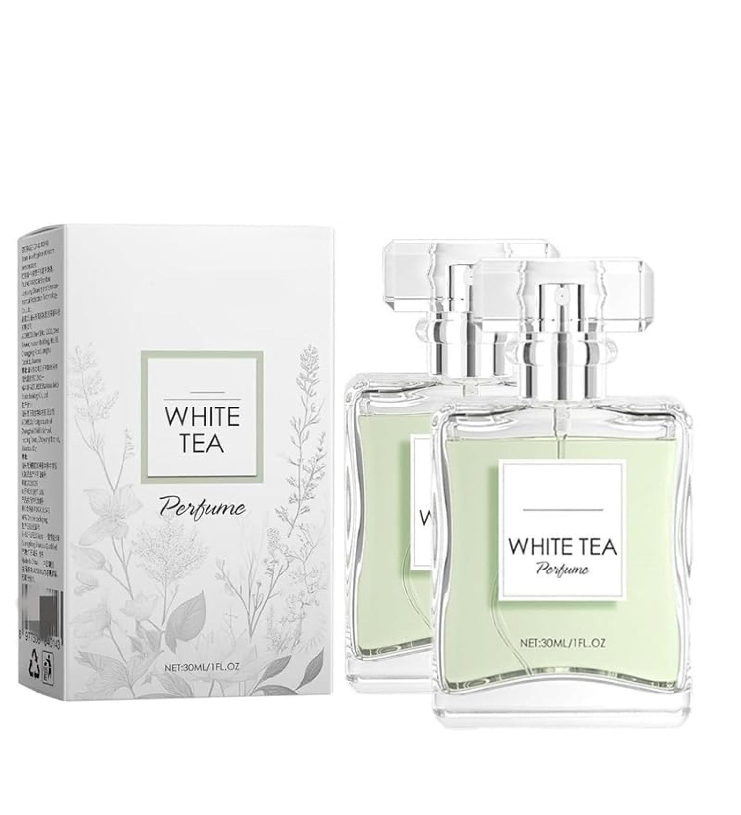 White Tea Perfume White Tea Eau De Toilette Spray Perfume for Women Refreshingly Elegant Long-Lasting Fragrance Women's Perfume Unveiling Sophisticated Charm (2 pack) - Buy Online on SooperMarket.com