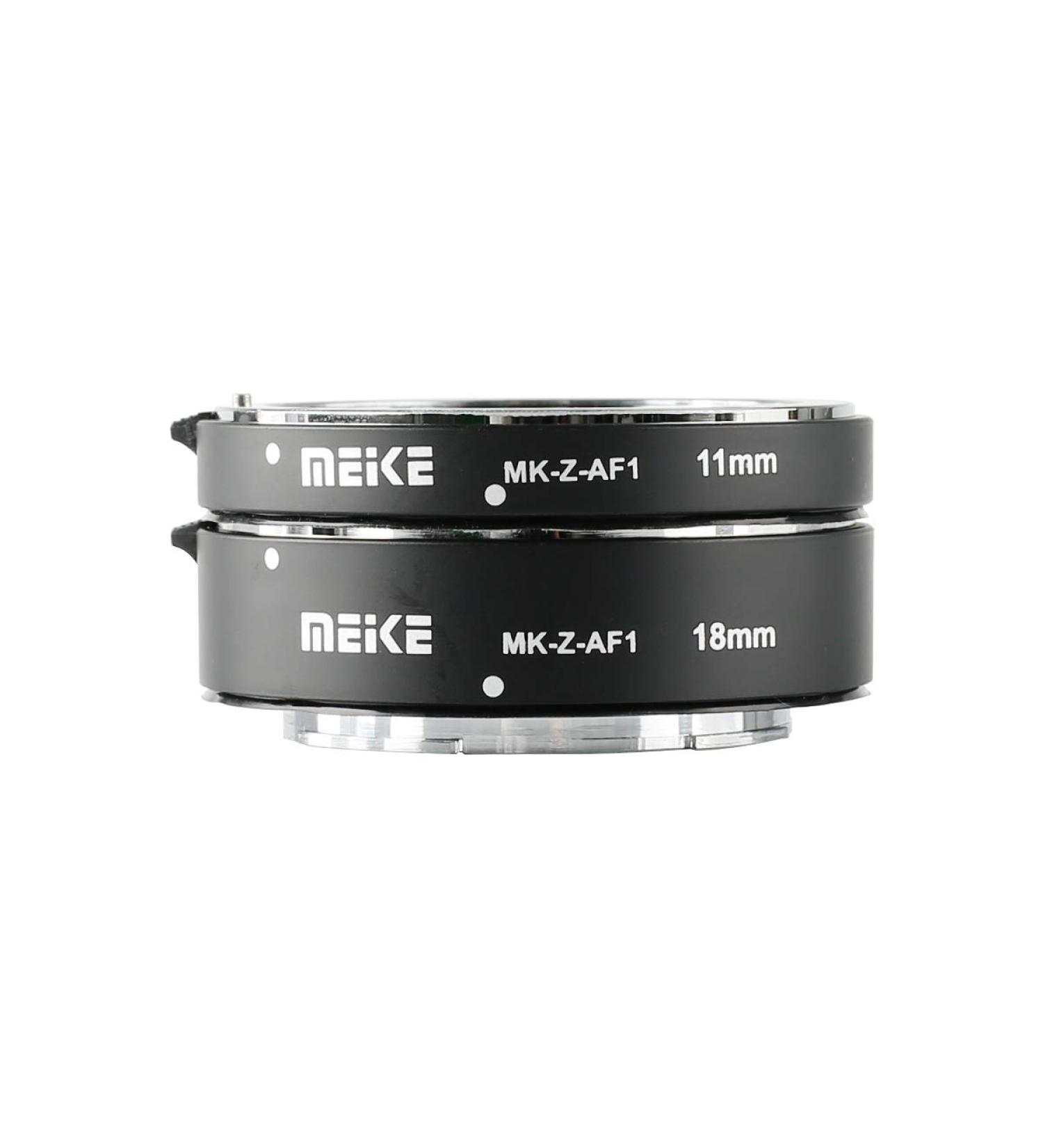 Meike Metal Auto Focus Macro Extension Tube Adapter Ring (11mm+18mm) for Nikon Z5 Z6 Z7 Z50 Z6II Z7II - Buy Online on SooperMarket.com