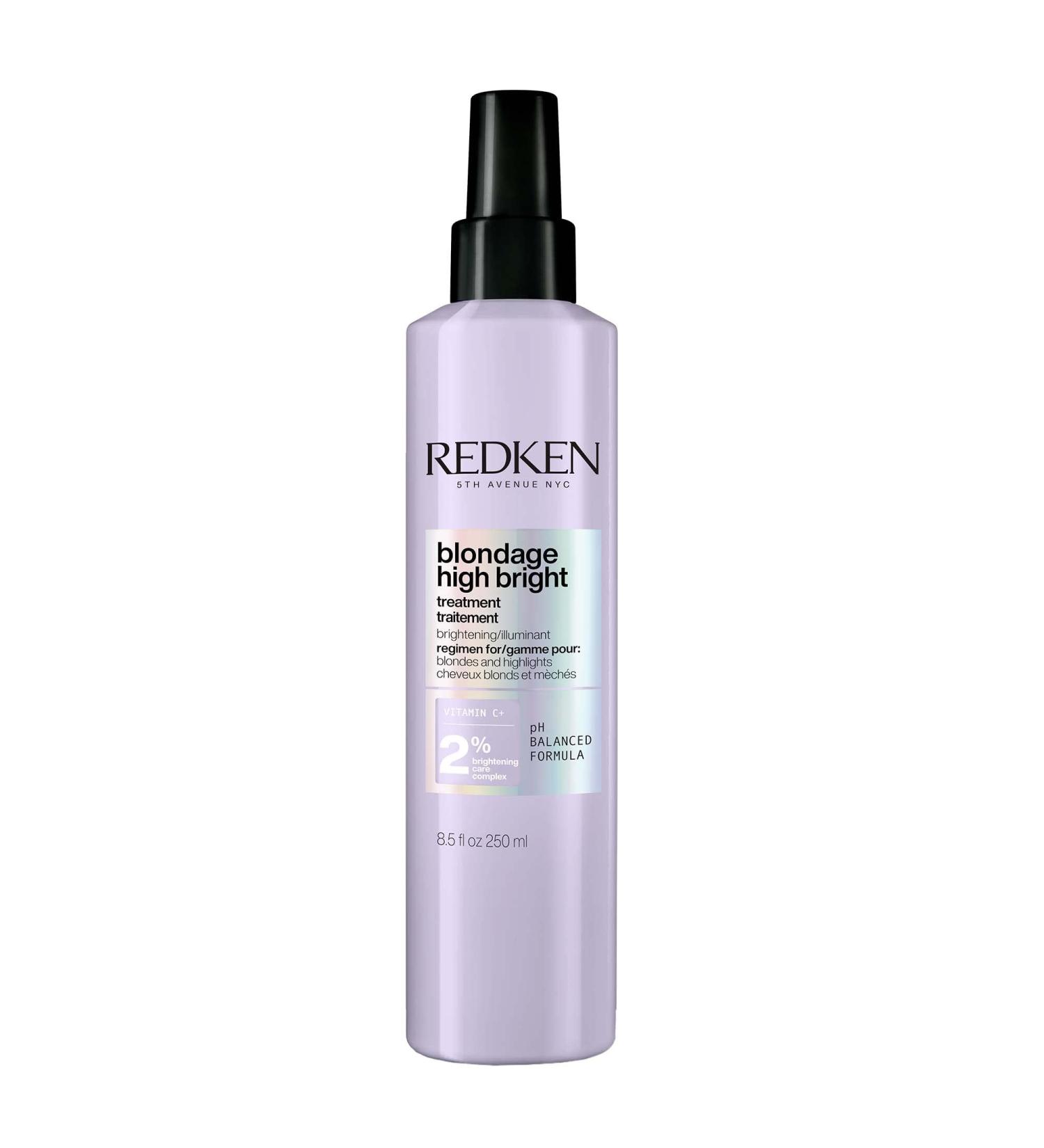 Redken Blondage High Bright Pre Treatment - Brightens Blonde Hair Instantly - Vitamin C Enhanced 8.5oz - Buy Online on SooperMarket.com