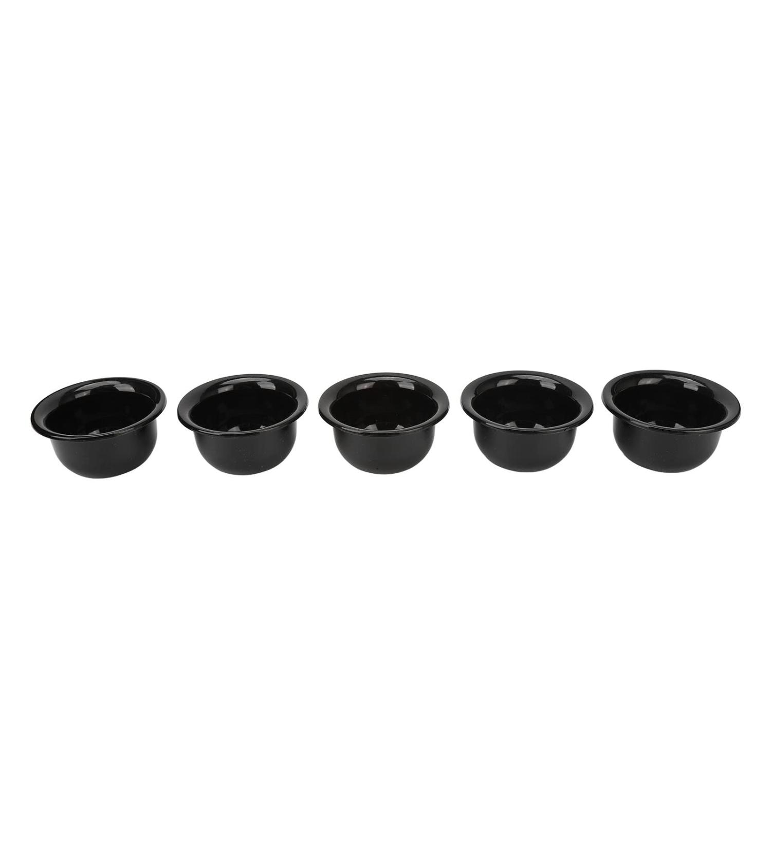 Luxurious 5-Piece Beard Soap Dish Set - Durable Foam Bowl with Glossy Finish | Space-Saving Design for Ultimate Grooming - Buy Online on SooperMarket.com