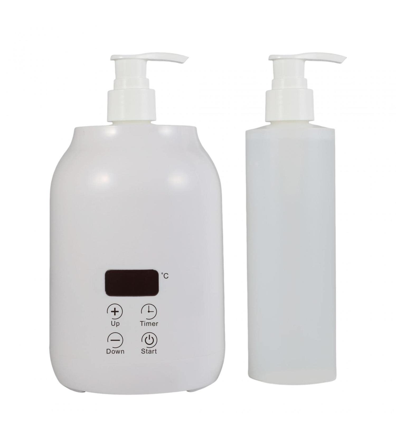 predolo Single Bottle Oil Heater with 2Pcs Empty Bottles Adjustable Temperature Oil Bottle Warmer White - Buy Online on SooperMarket.com