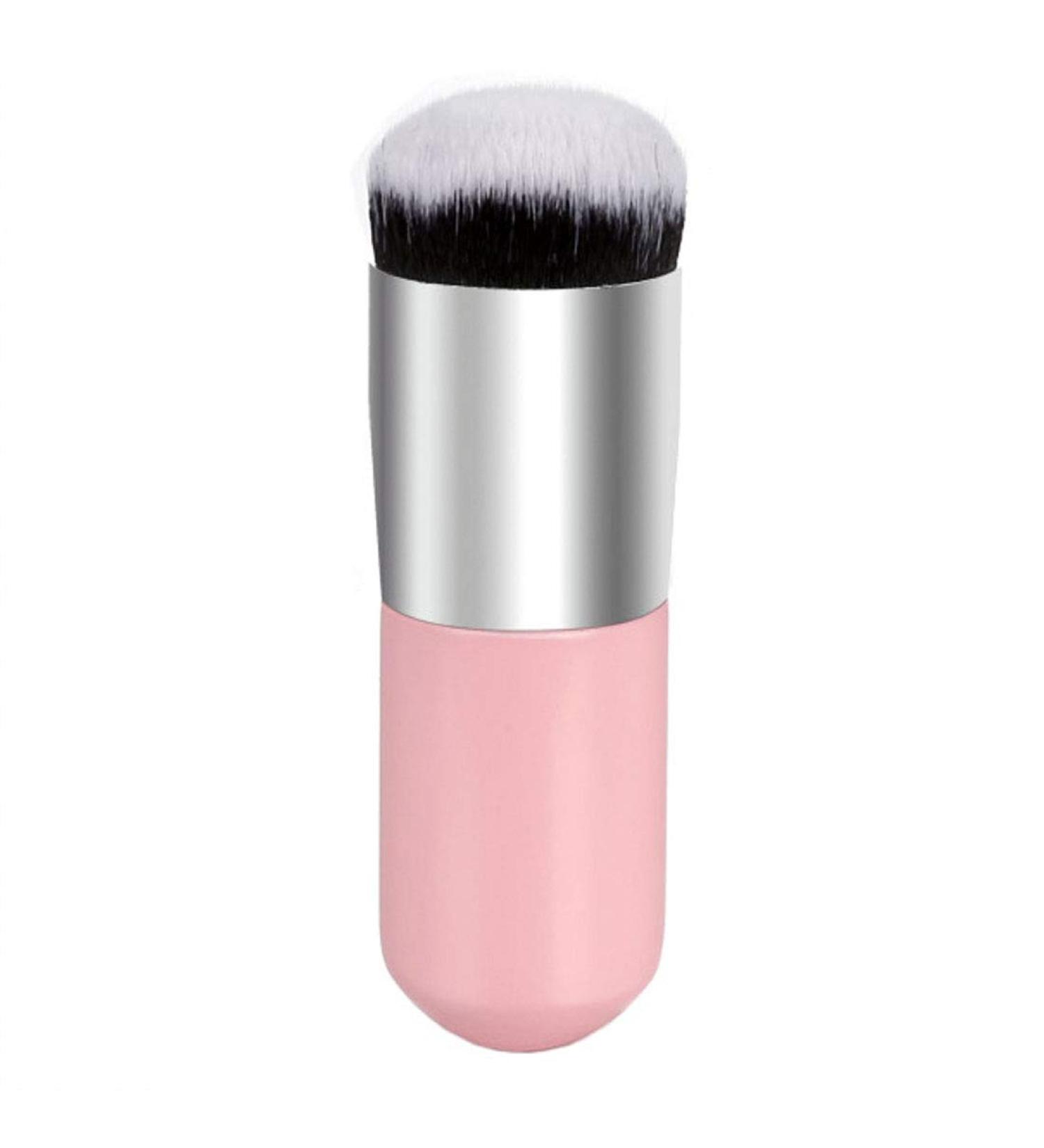 Buy Pink Large Round Buffer Foundation Makeup Brush - Short Wooden Handle for BB Cream - Health & Beauty Tools - Buy Online on SooperMarket.com